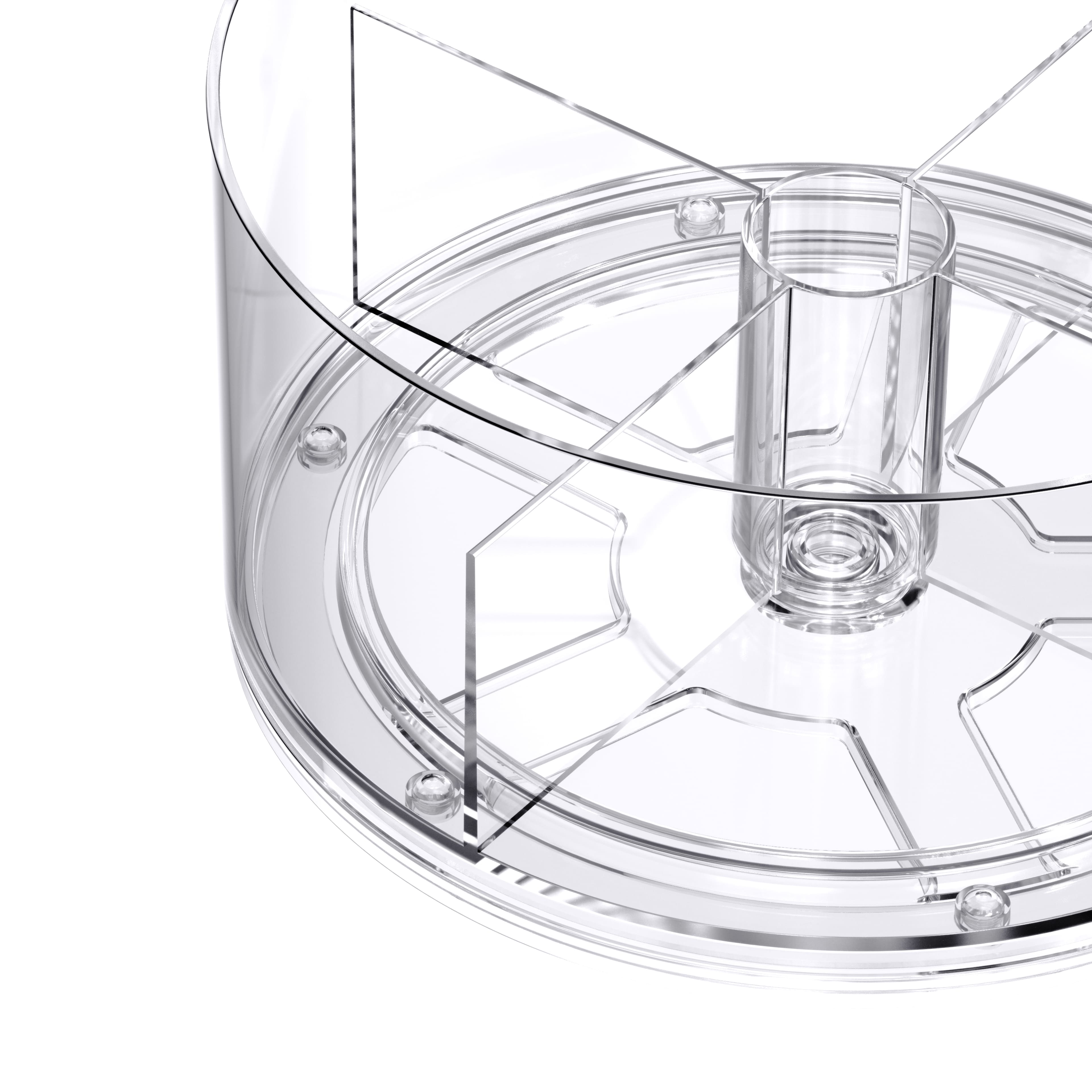 Mini Clear Plastic Turntable by Simply Tidy&#xAE;