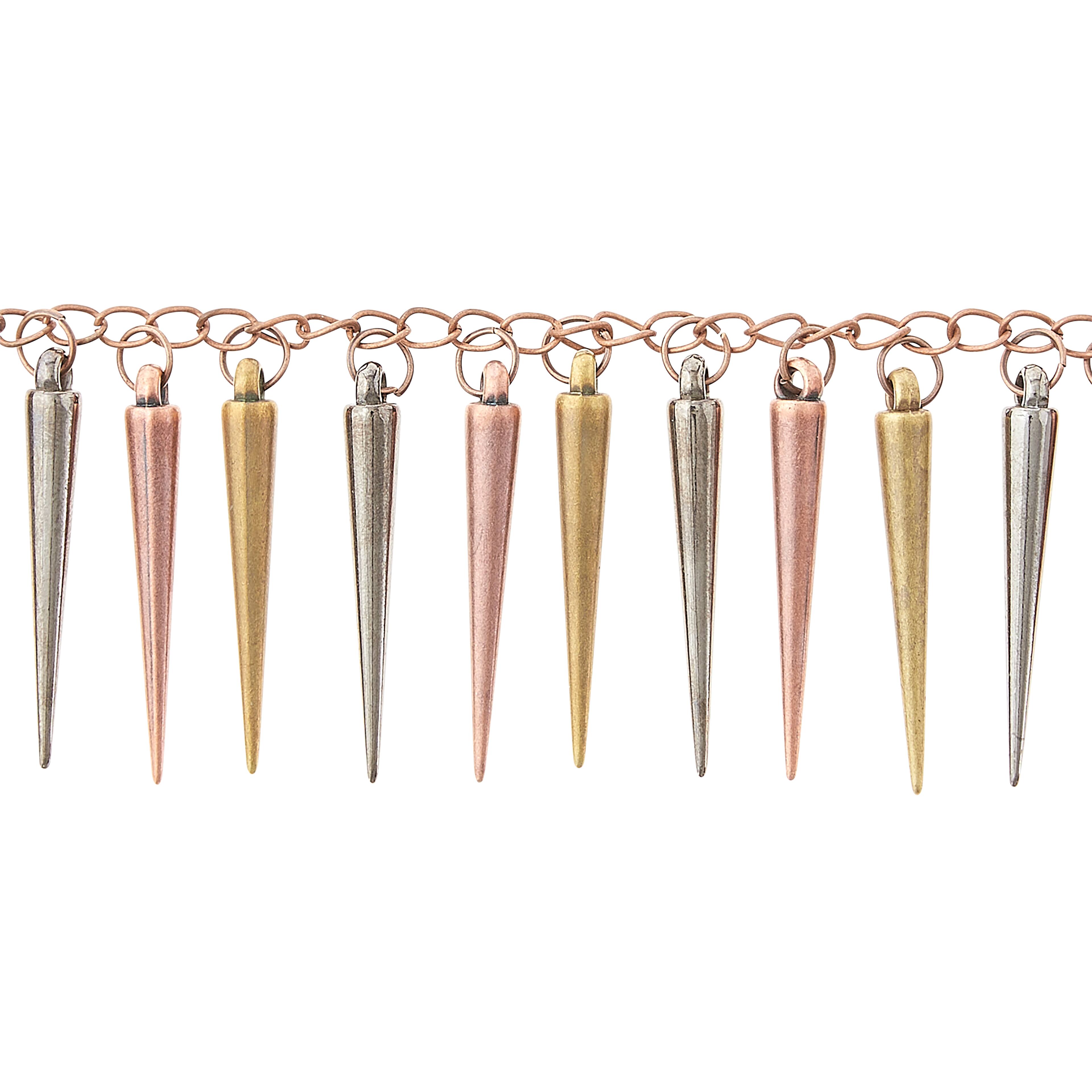 Bead Gallery Metal Plated Sharp Drop Beads, 34mm - 10265246 - Beads Buy the Bead Gallery Metal Plated Sharp Drop Beads sku 10265246