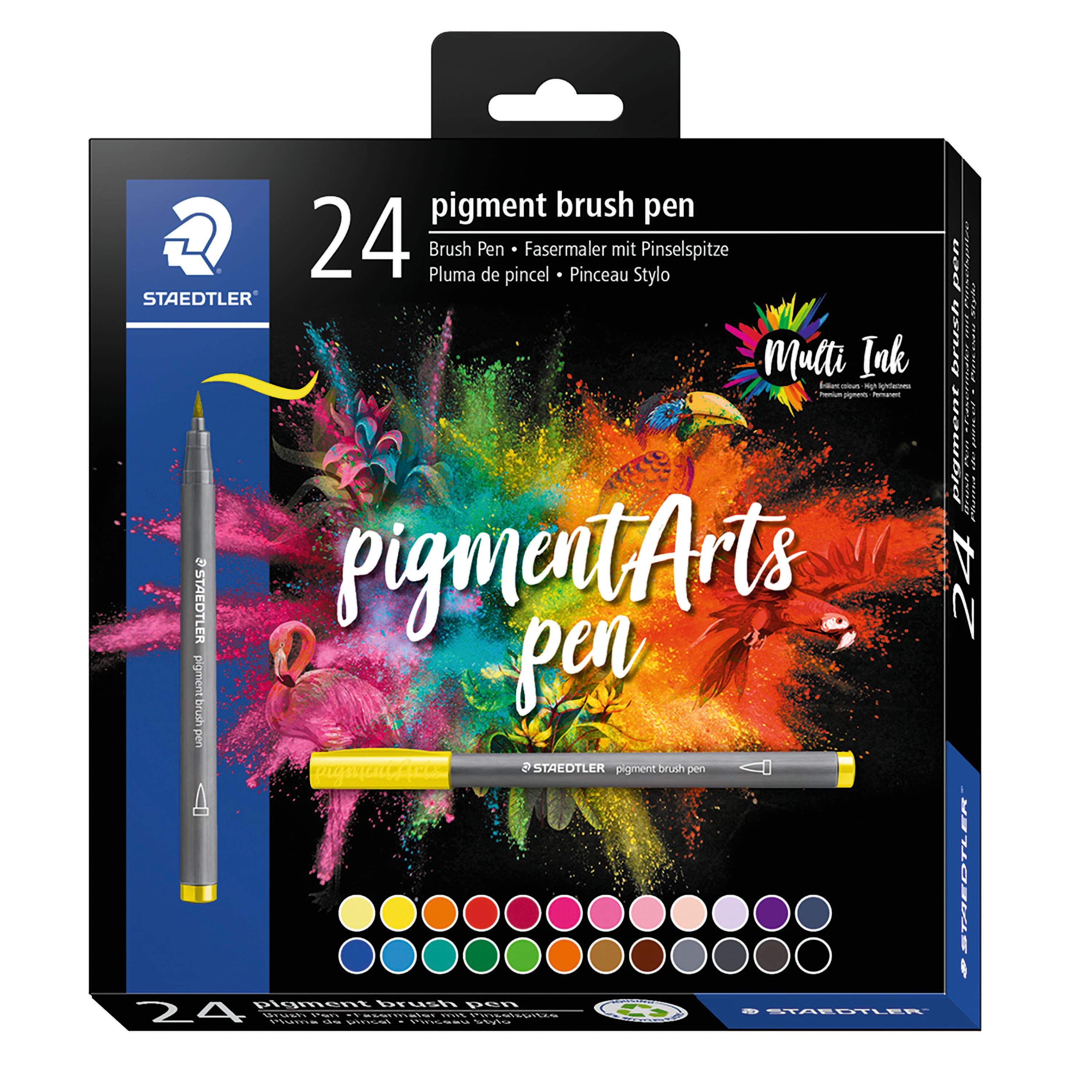 STAEDTLER® Pigments Arts 24 Color Brush Pen Set