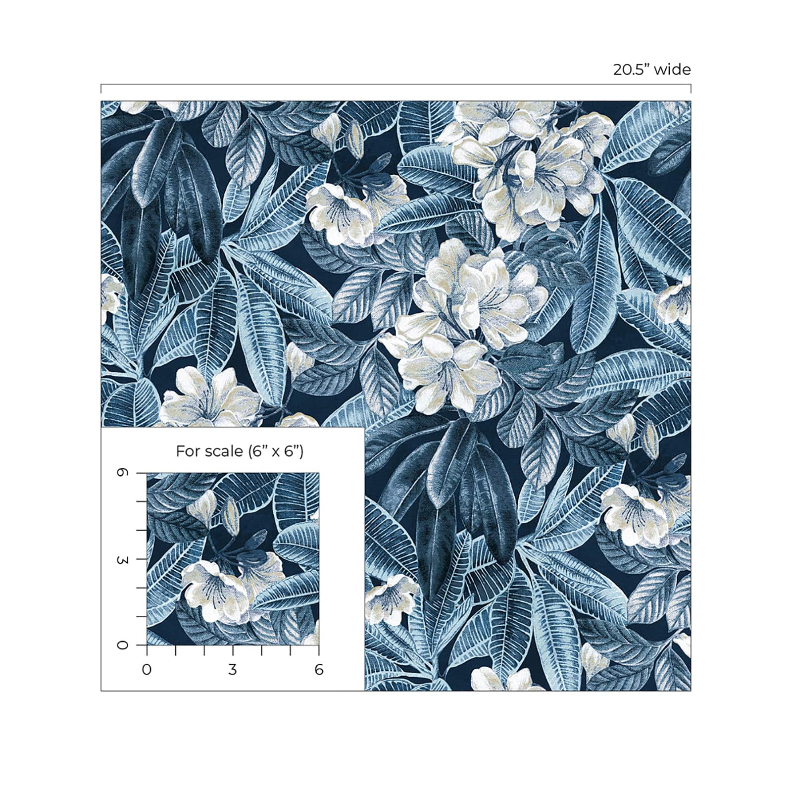 Tommy Bahama Darwin Flora Peel & Stick Wallpaper