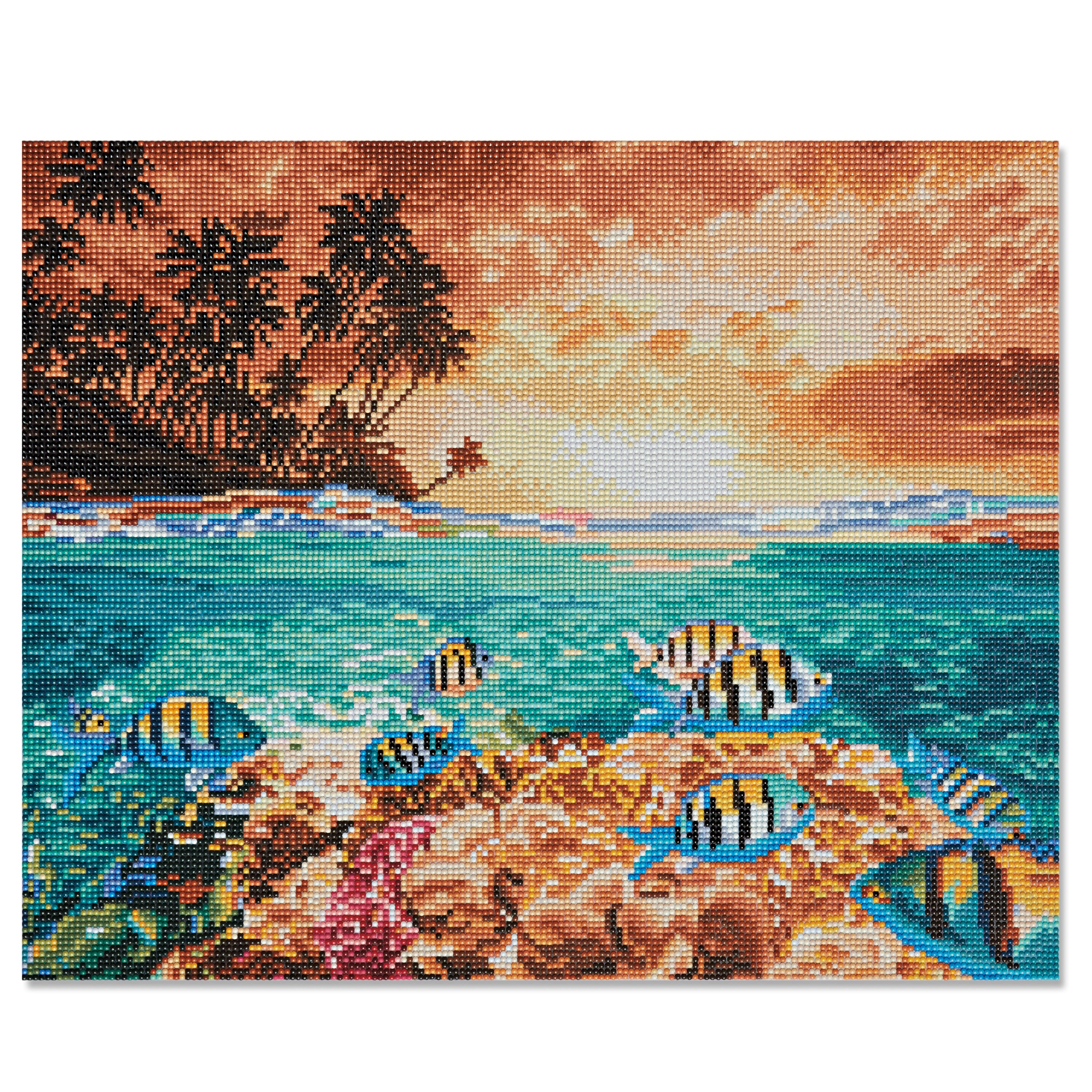5d Diamond Painting Kit Fish, Paint With Diamonds Art Animal, Paint By  Numbers Fisherman Full Drill Round Rhinestone Craft Canvas For Home Wall  Decor