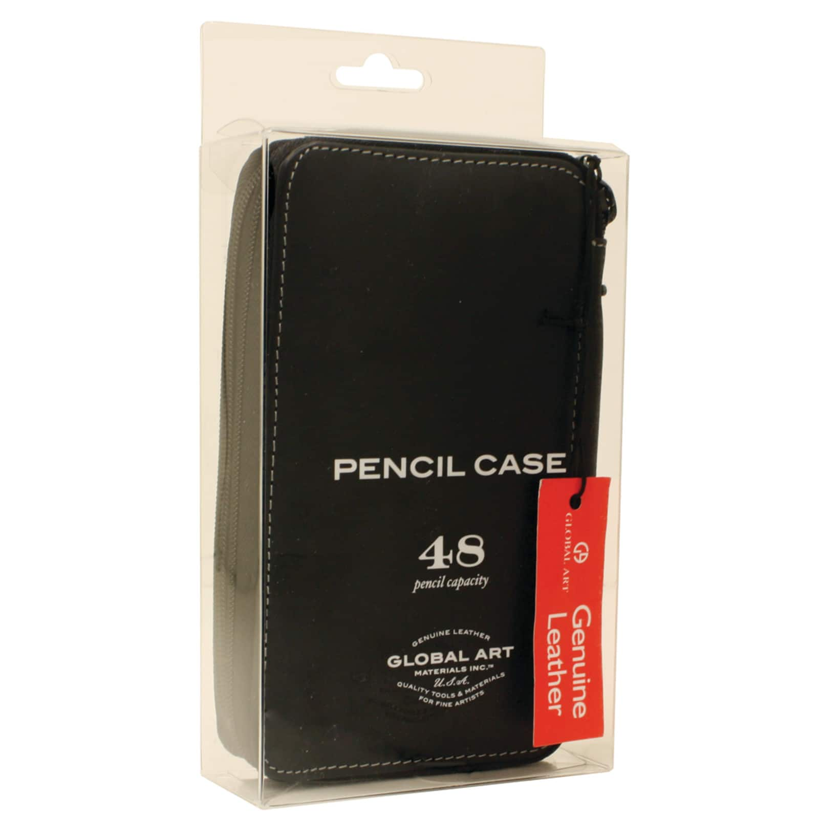 Global Art Genuine Leather Pencil Case