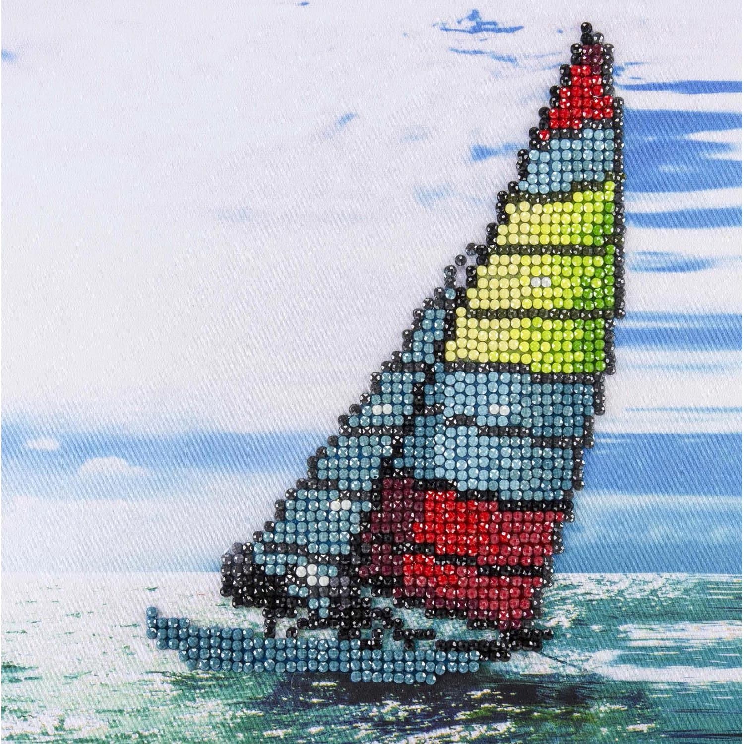 diamond art sailboat