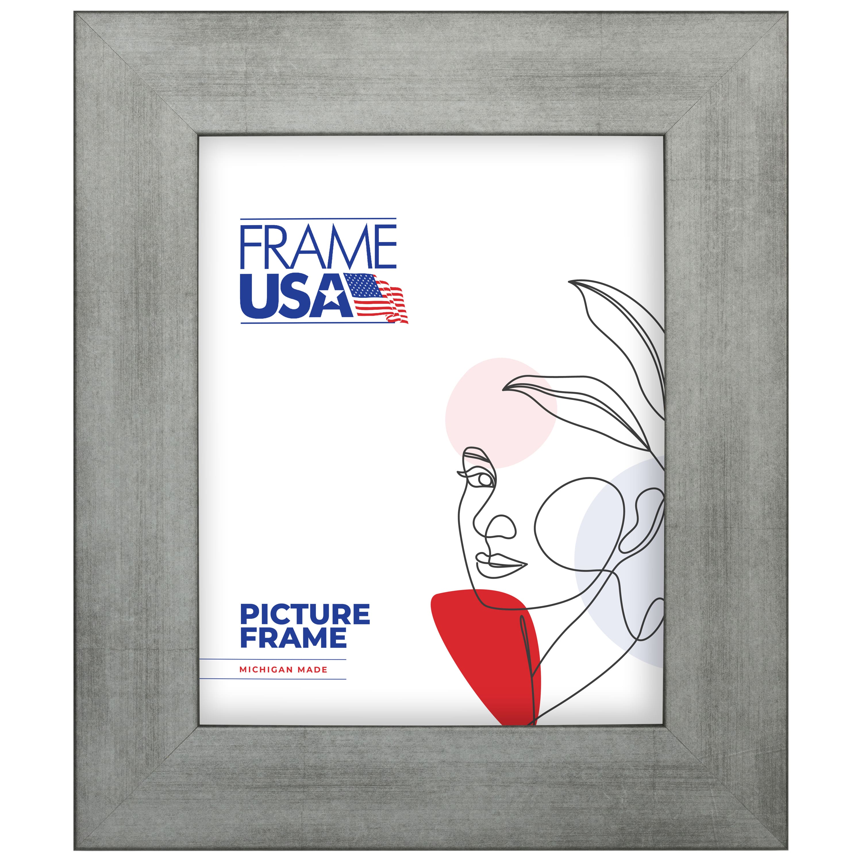 Frame USA Corporate Wide Silver Single Image Picture Frame