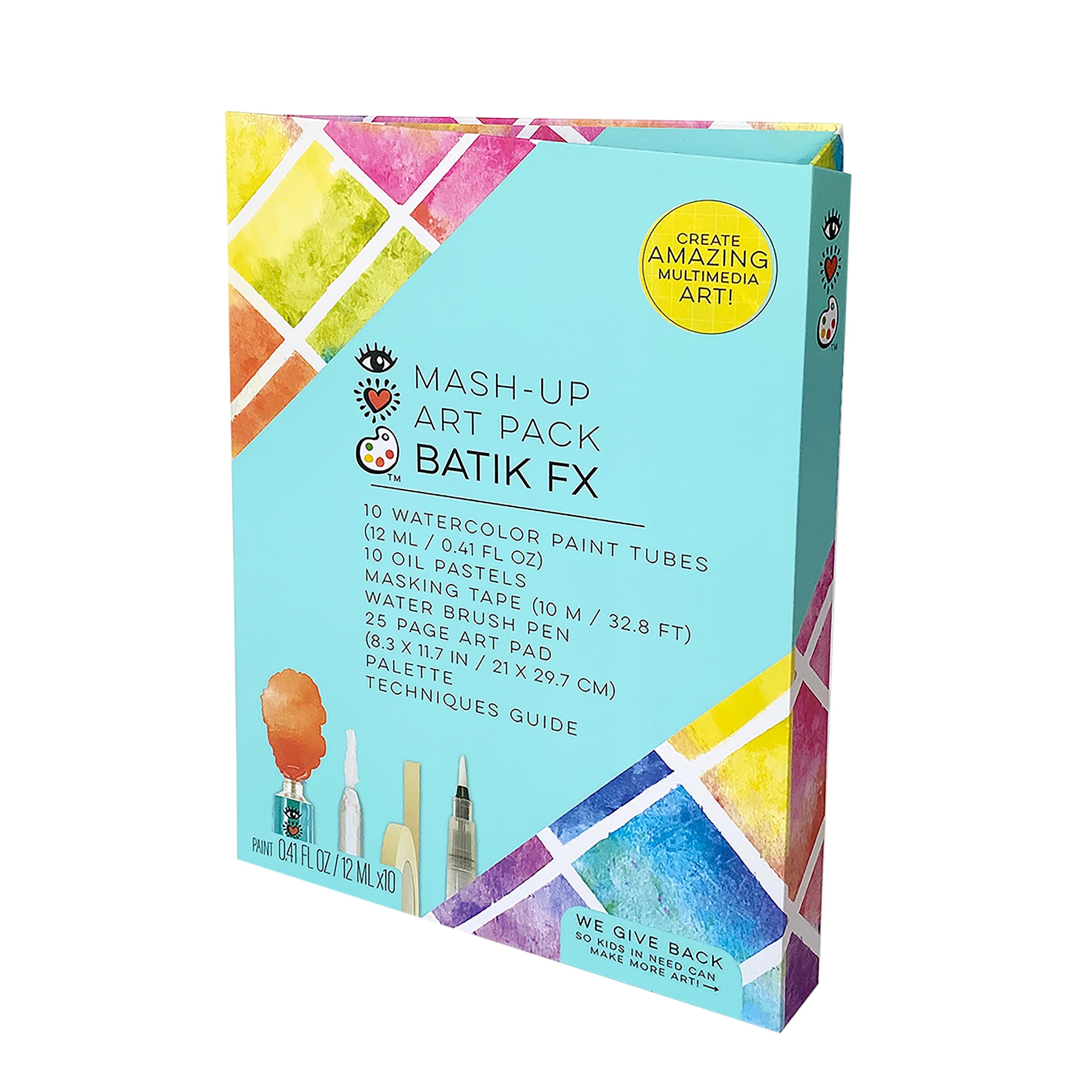 Bright Stripes Batik Fx Mash Up Art Pack