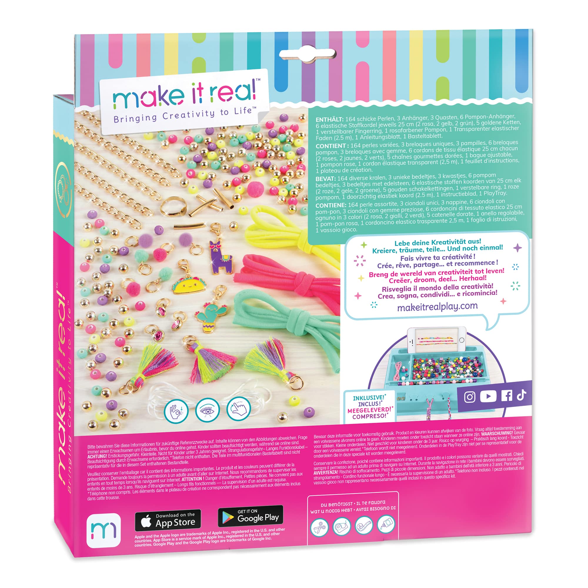 Make It Real&#x2122; Neo-Brite Chains &#x26; Charms Kit