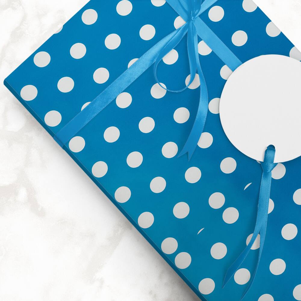 JAM Paper Polka Dot Gift Wrap
