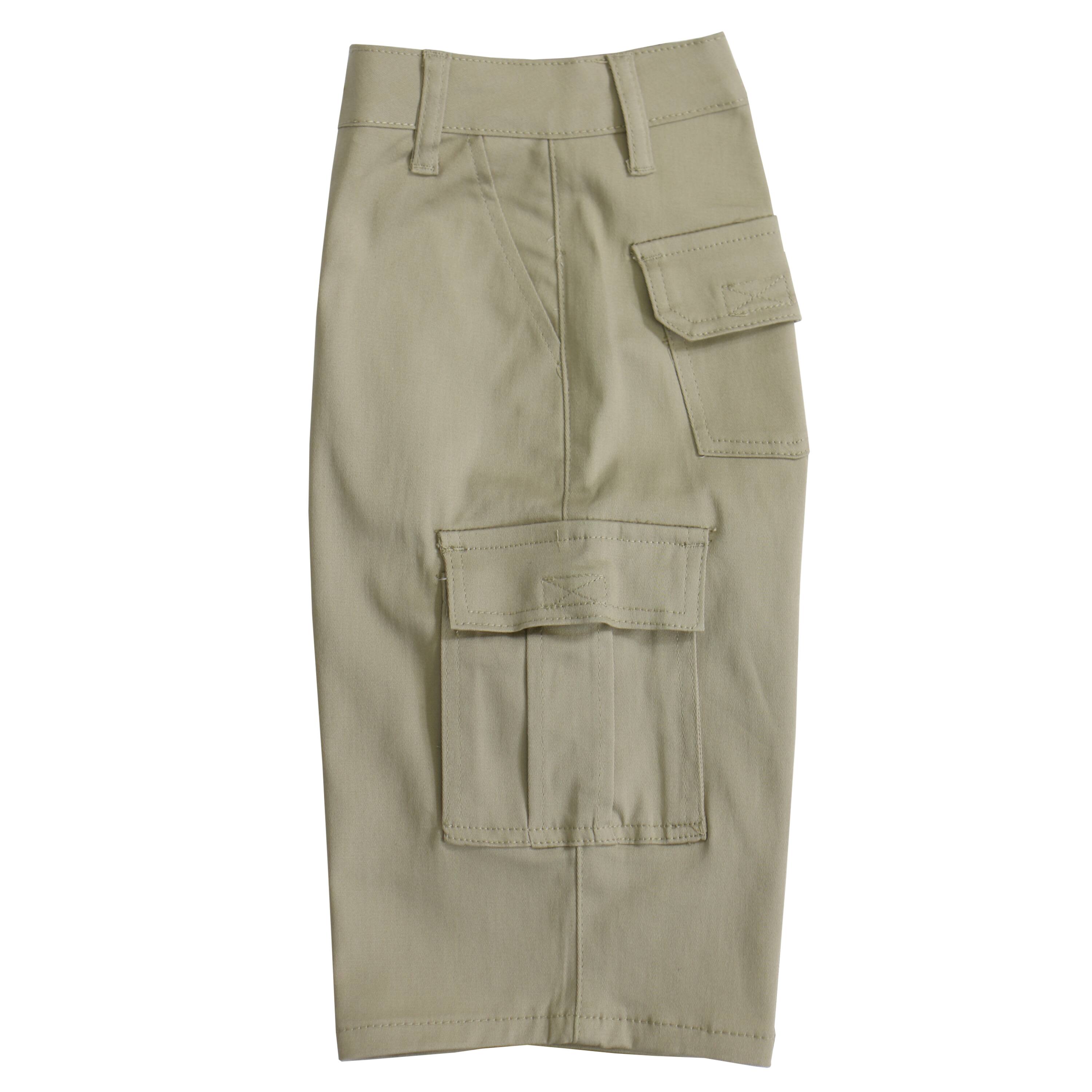Galaxy by Harvic Boy&#x27;s Stretch Cotton Cargo Shorts