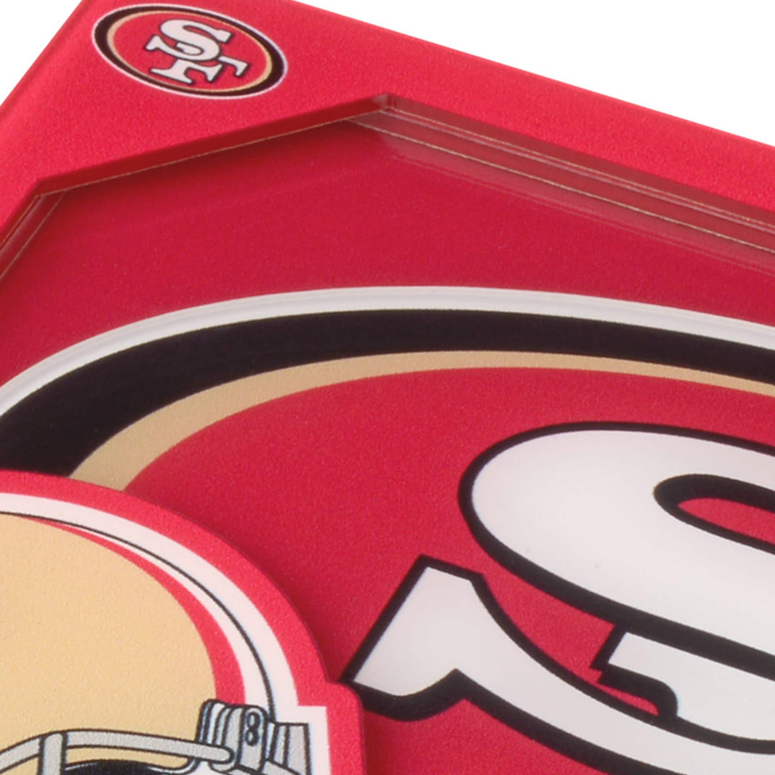 NFL 3D Logo Series Coaster Set