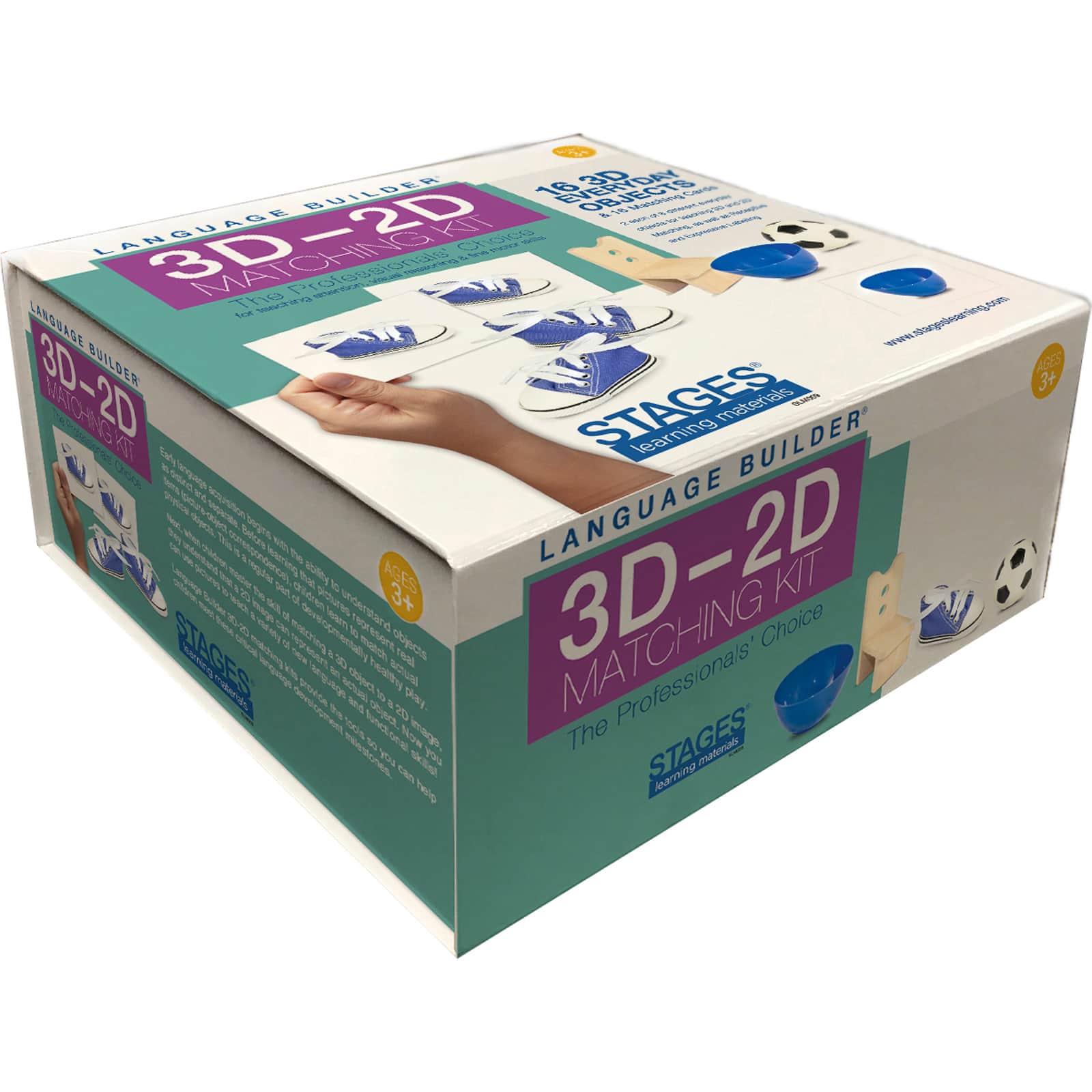 Stages&#xAE; Learning Materials Language Builder&#xAE; Everyday Objects 3D-2D Matching Kit