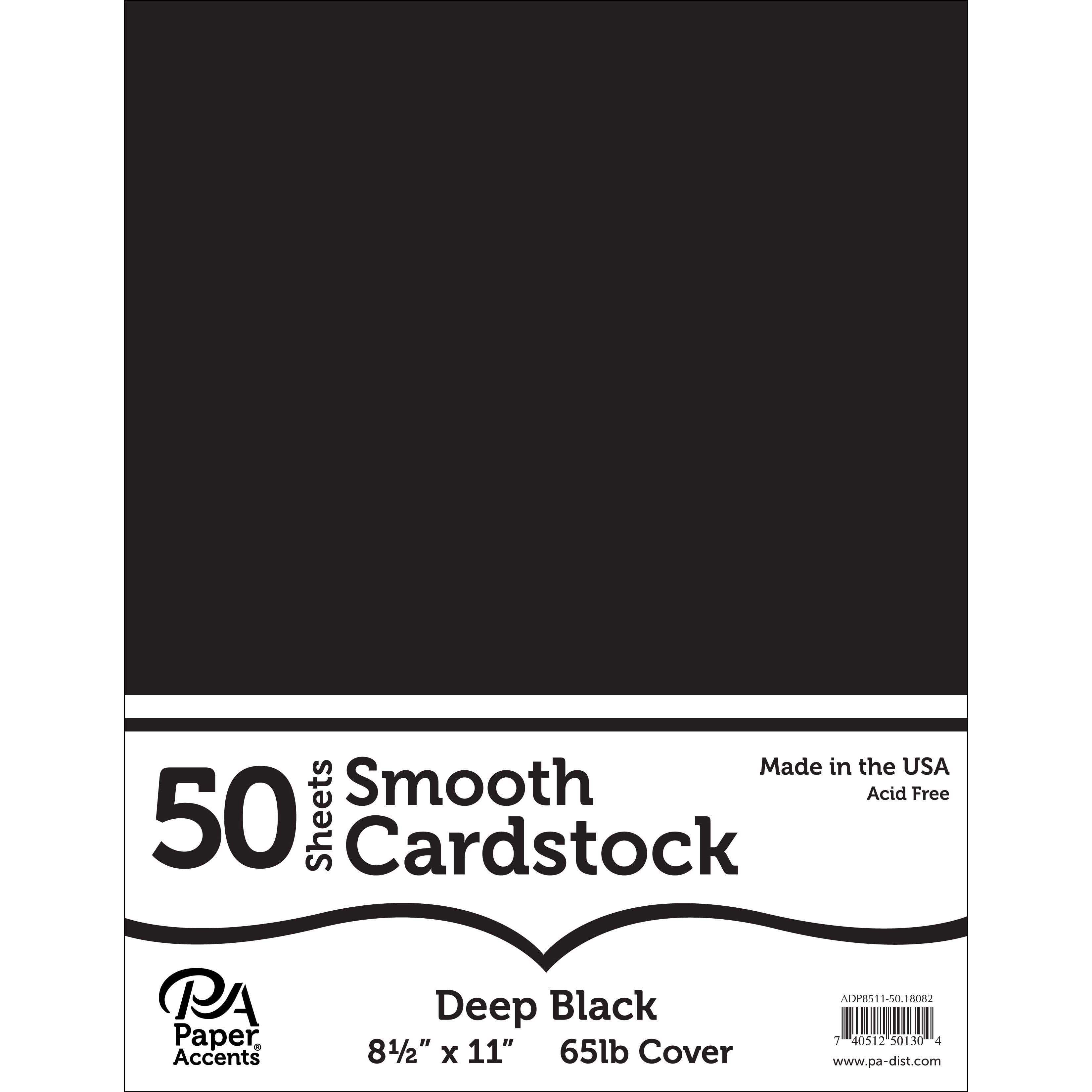 PA Paper Accents Smooth Cardstock 8.5 x 11 Kraft, 65lb colored