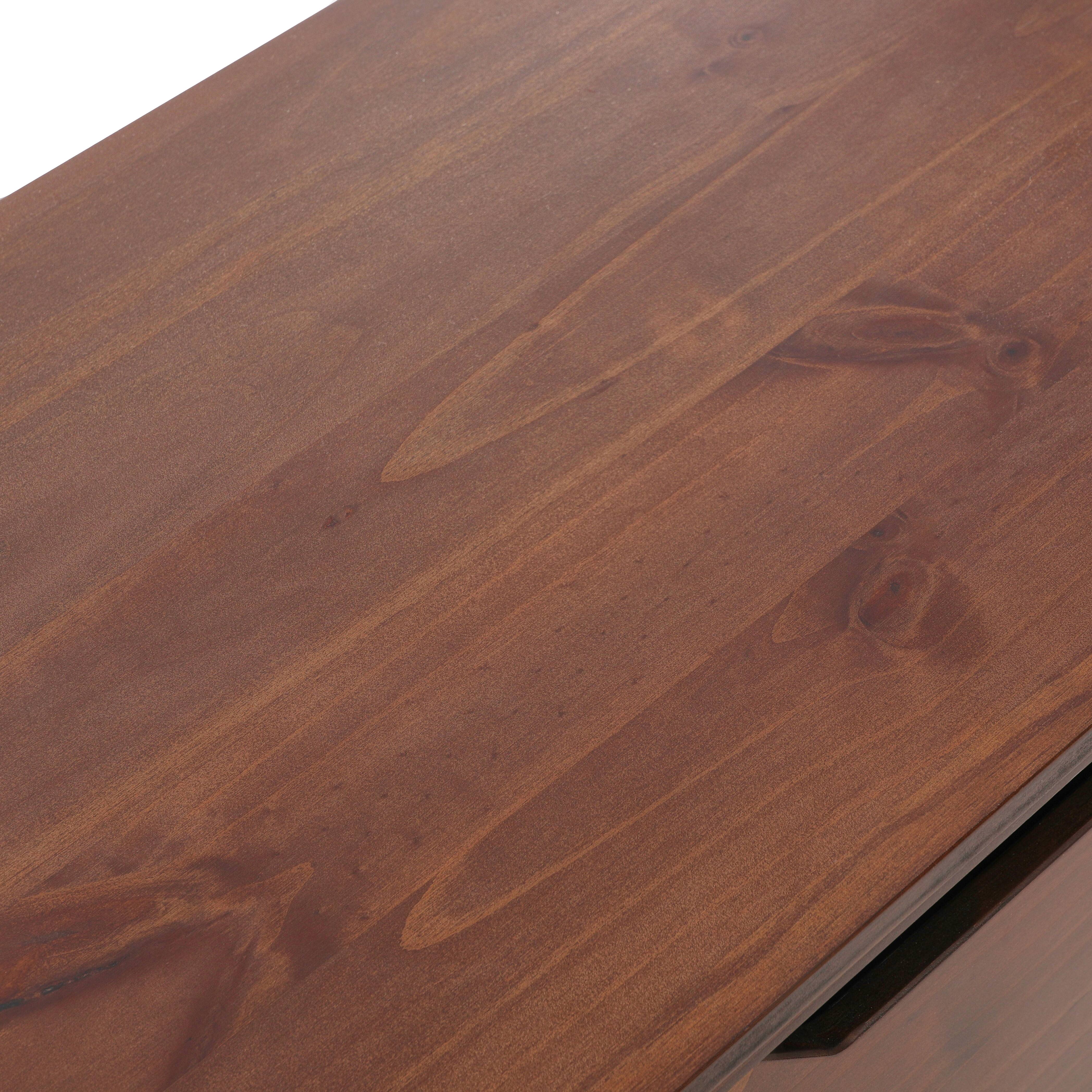 Hello Honey&#xAE; 26&#x22; Yume Mid Century Modern Solid Wood Nightstand with 2 Storage Drawers