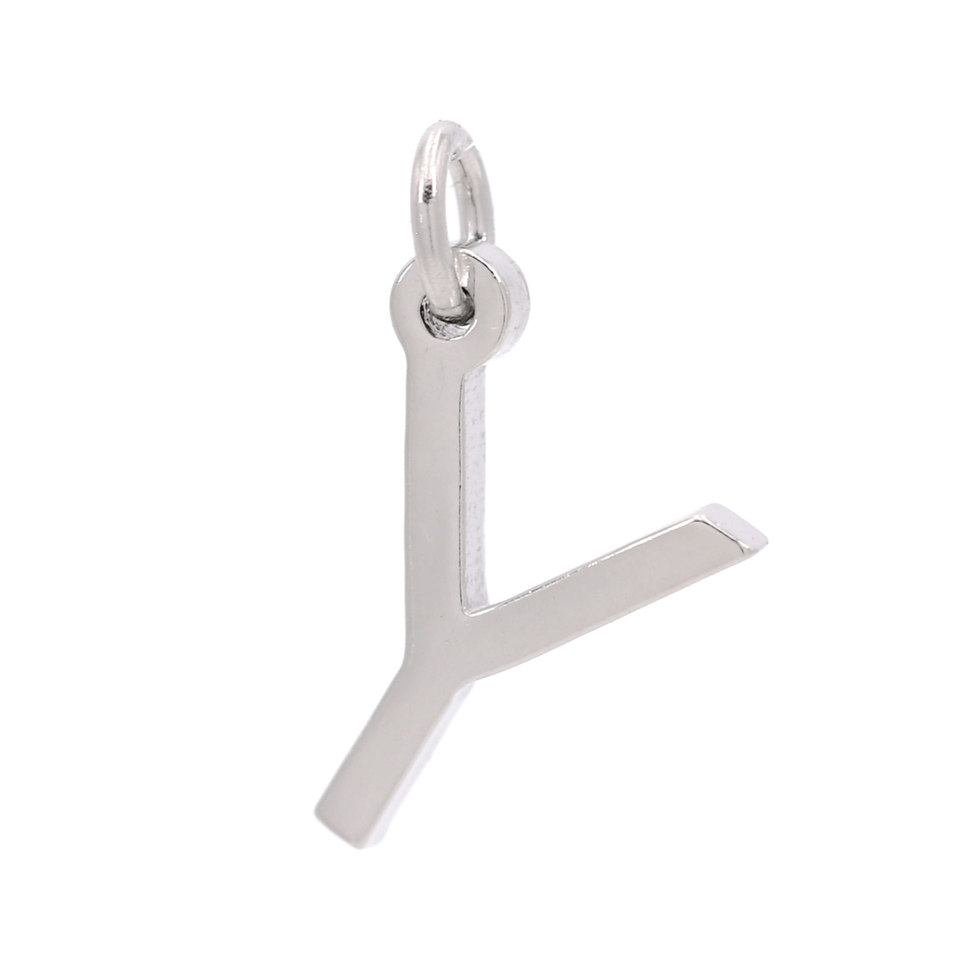 12 Pack: Sterling Silver Alphabet Charm by Bead Landing™