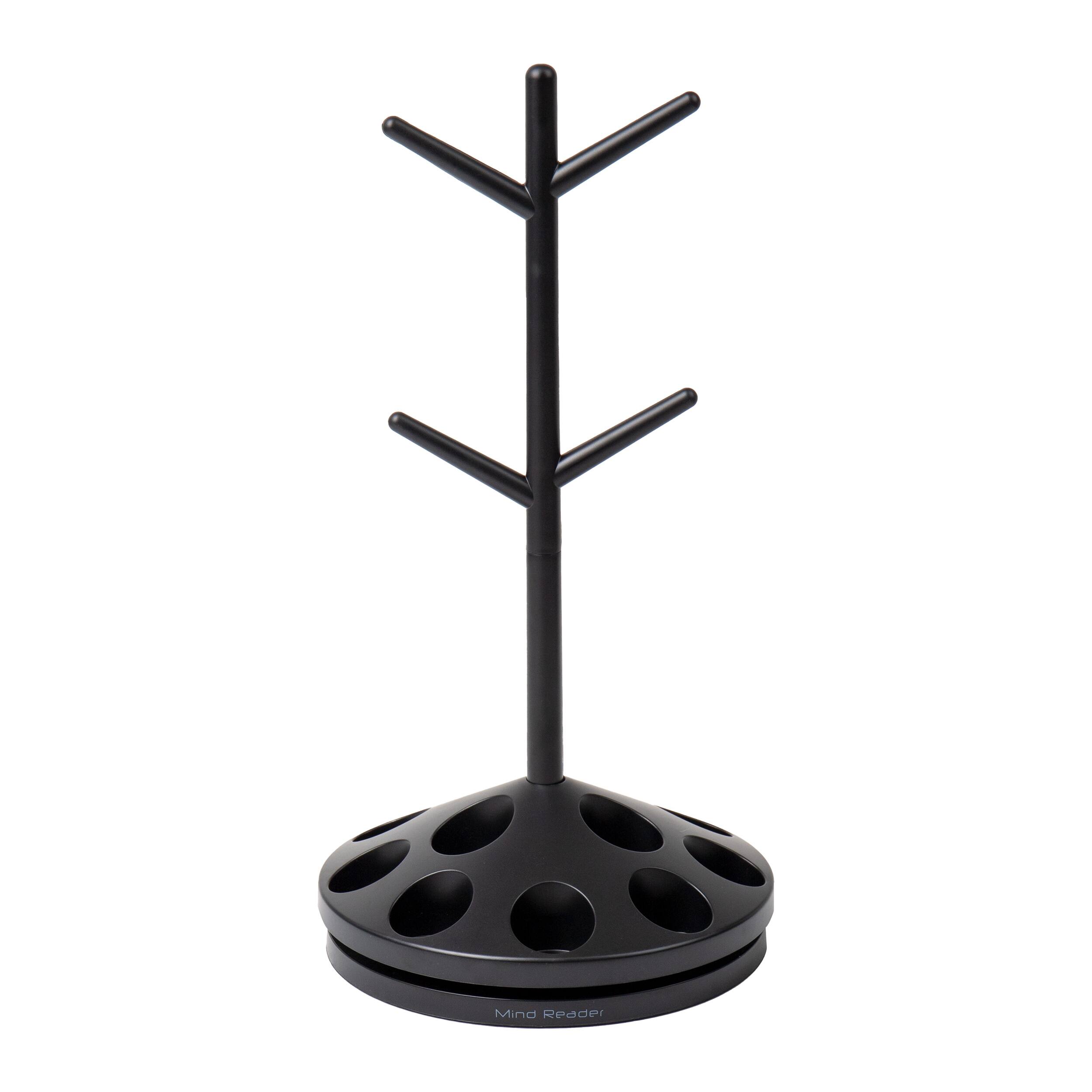 Mind Reader Anchor Collection Black Single Serve Pod Organizer & Mug Tree