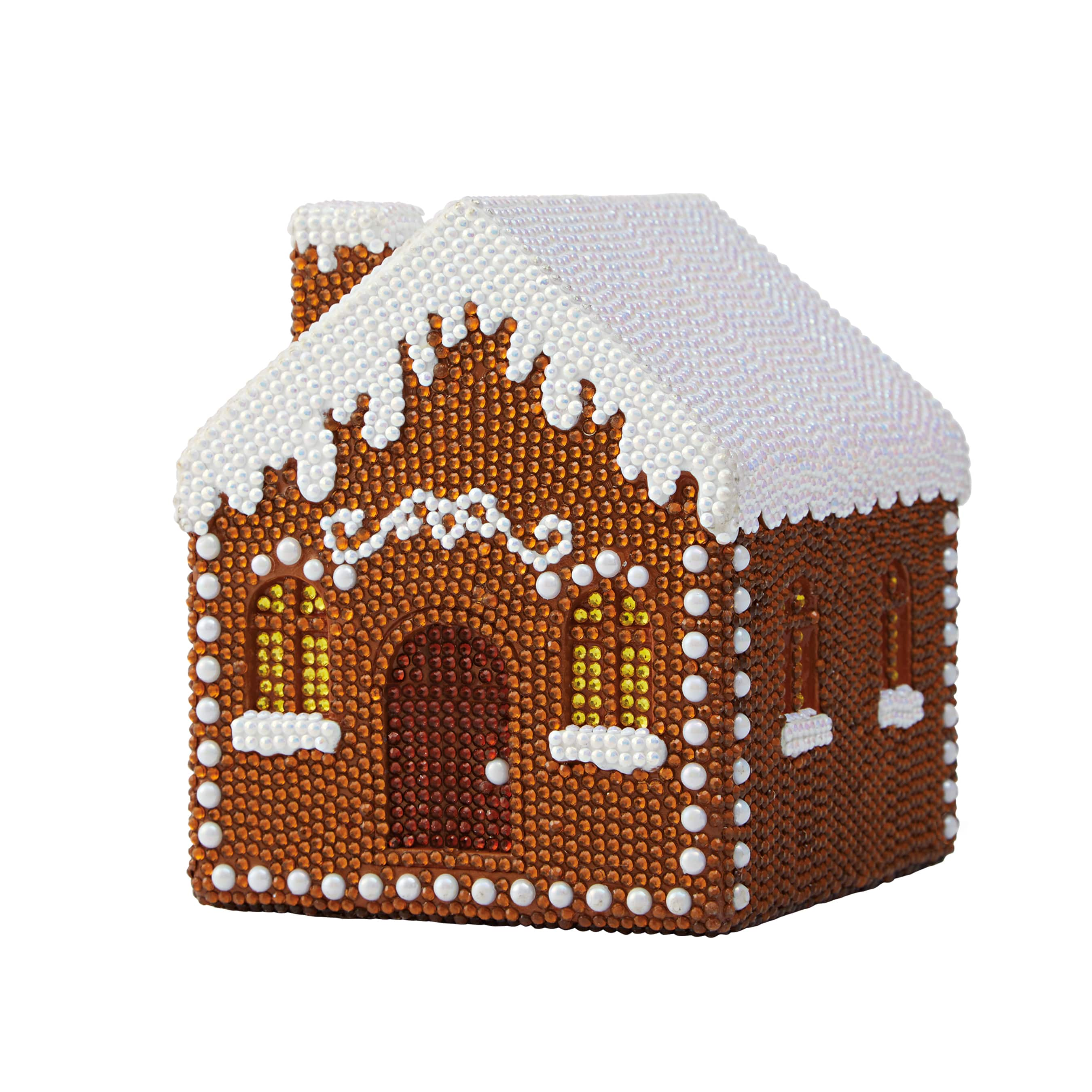 5.25&#x22; Gingerbread House LED 3D Diamond Art Kit by Make Market&#xAE;