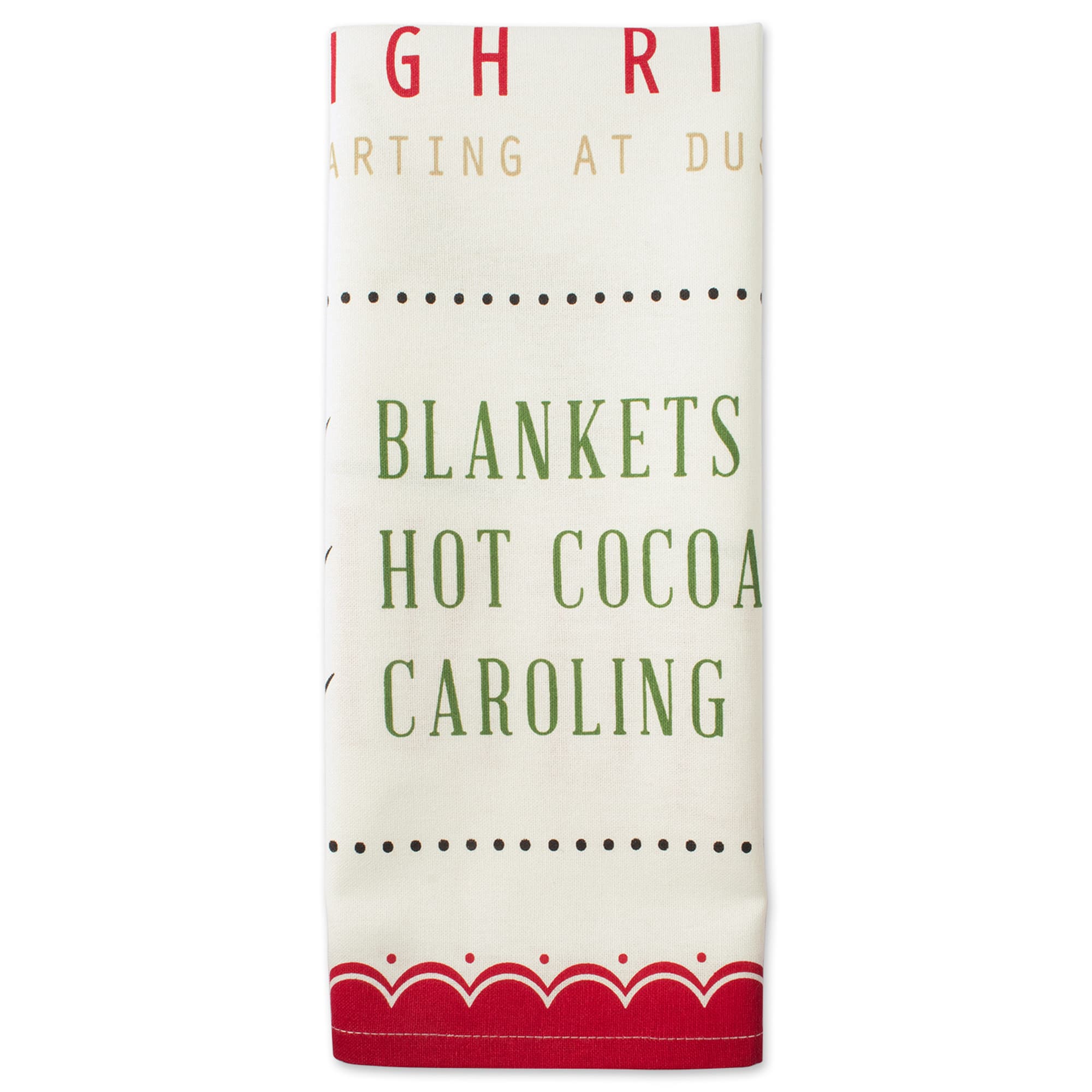 DII&#xAE; North Pole Holiday Printed Dishtowel Set