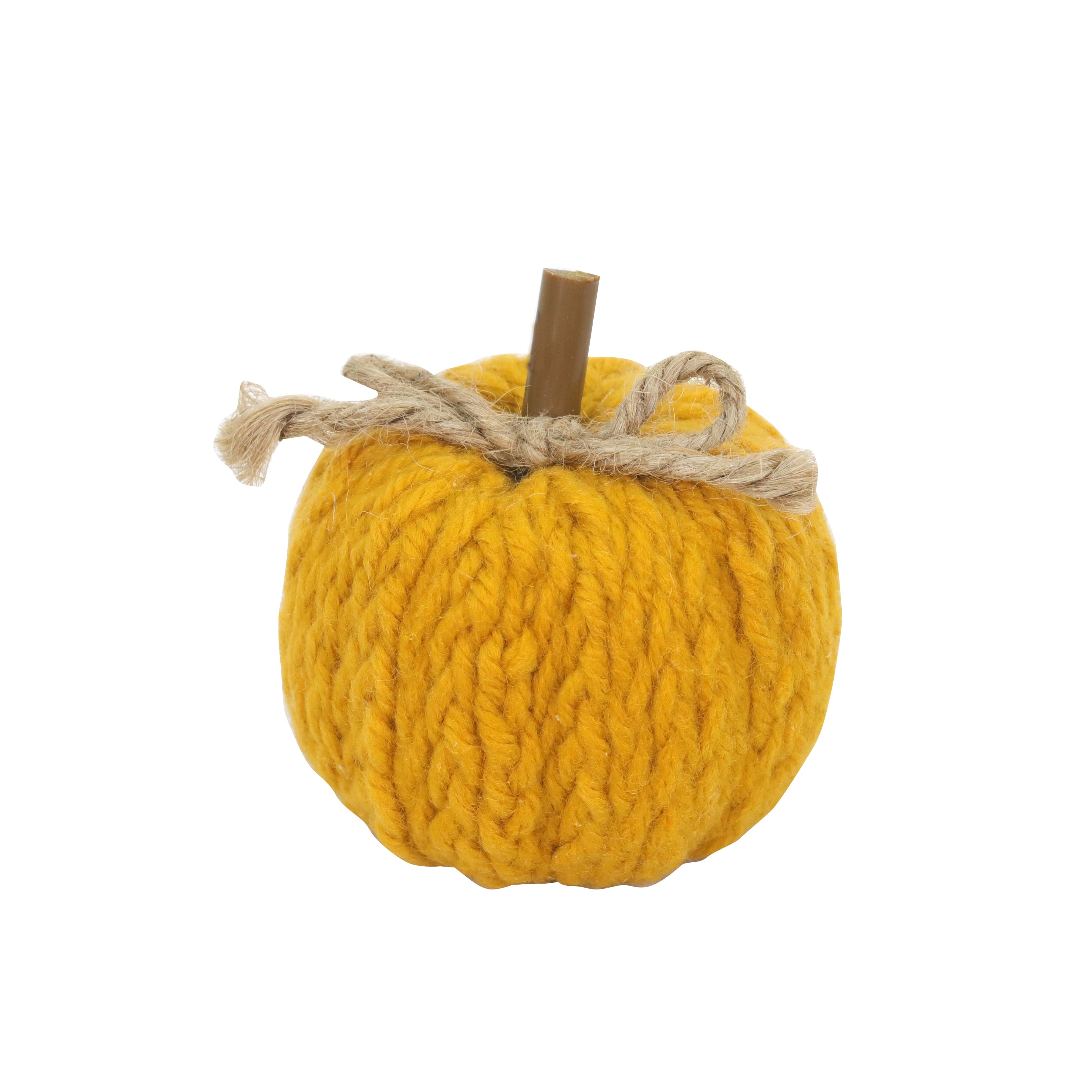 3.25&#x22; Soft Knit Pumpkin Tabletop D&#xE9;cor by Ashland&#xAE;