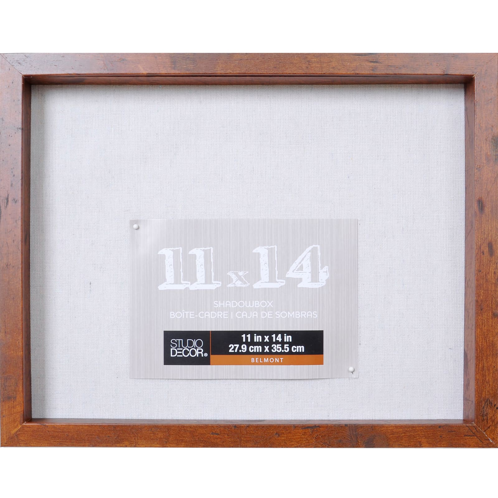 Honey Belmont Shadow Box by Studio Décor®