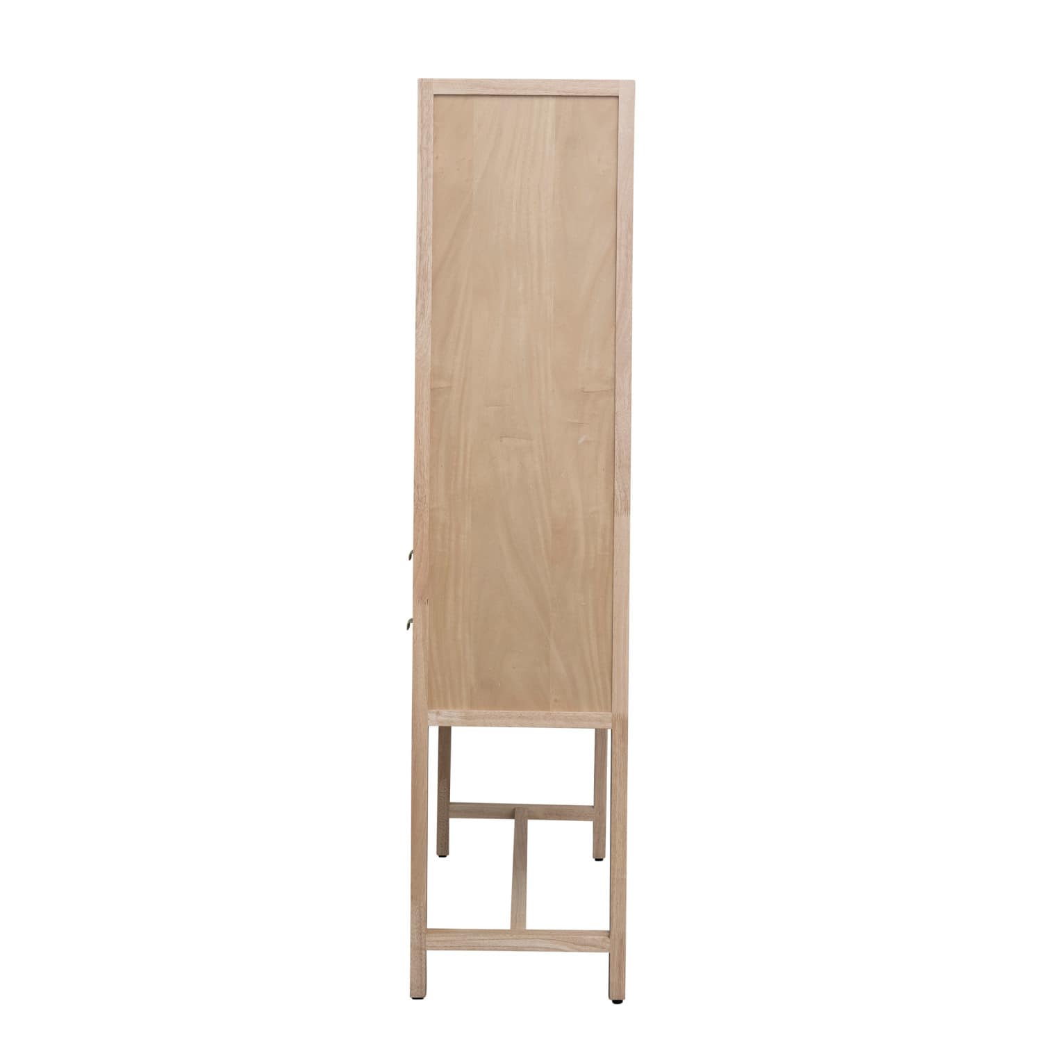 6ft. Natural Woven Cane &#x26; Wood Cabinet