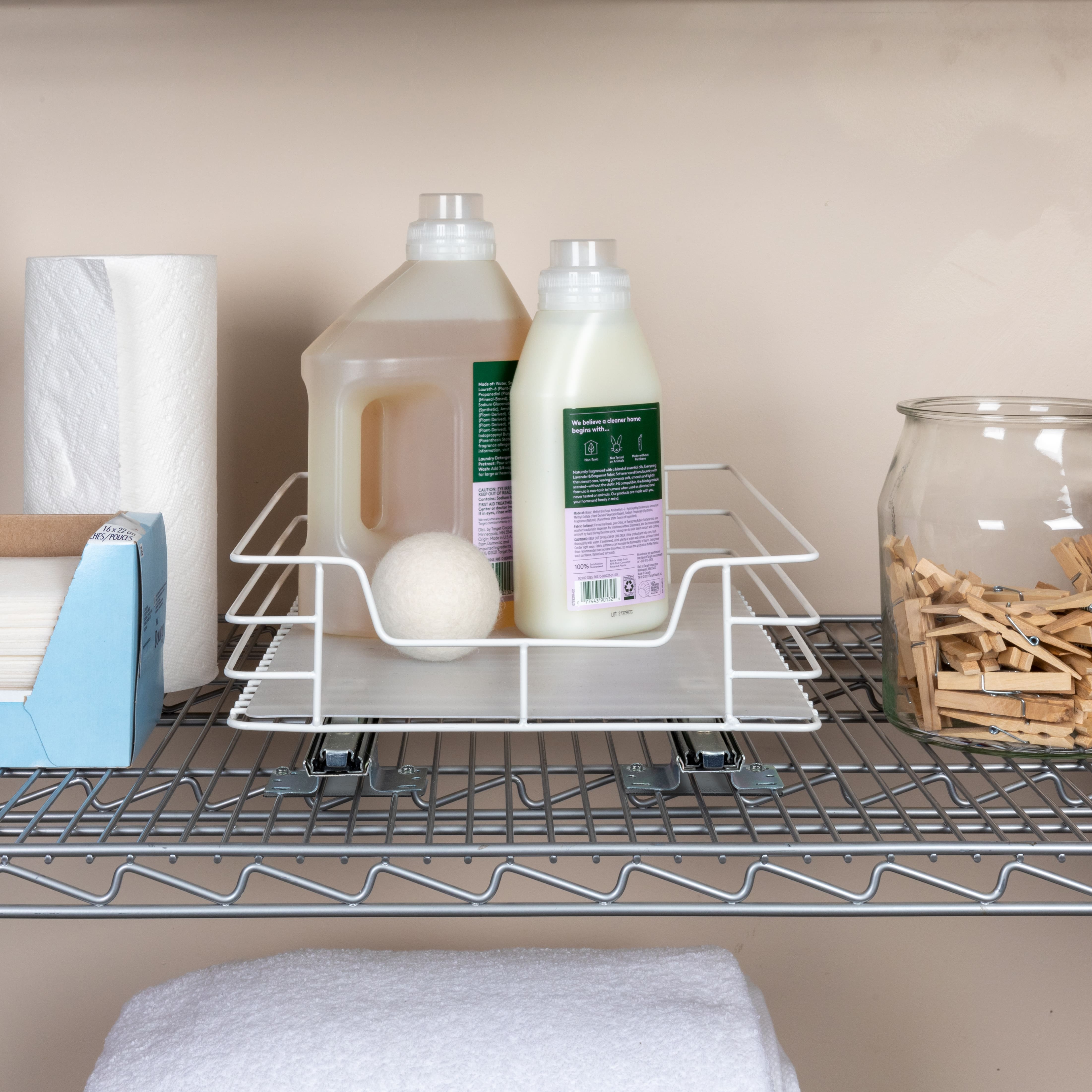 Household Essentials Glidez Lined Cabinet Organizer
