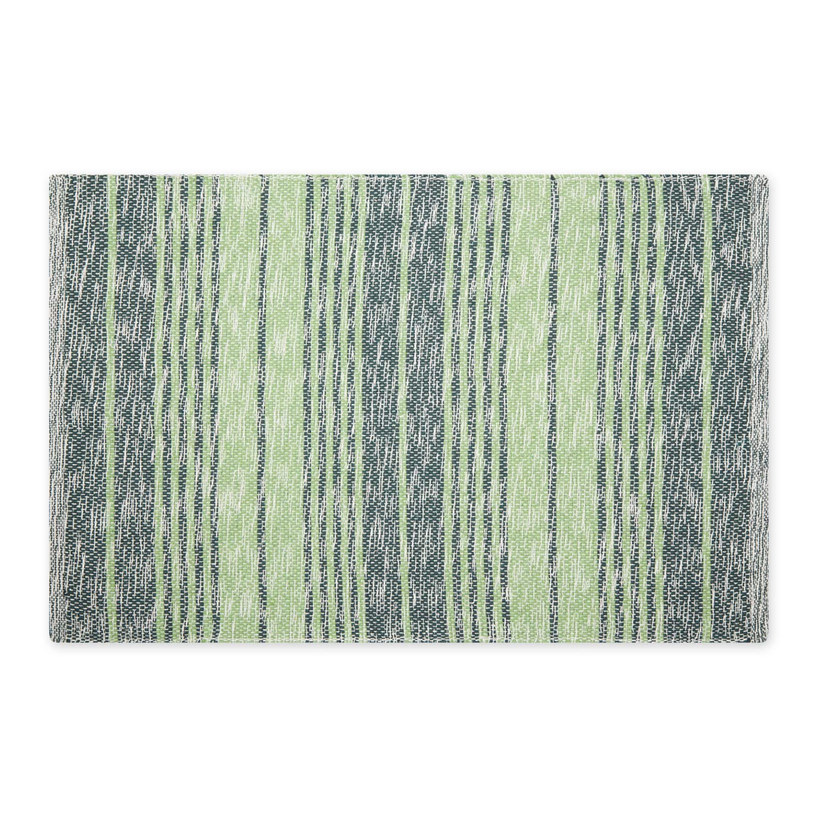 DII® Variegated Stripe Handwoven Recycled Yarn Rug, 2ft. x 3ft.
