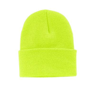 Port & Company® Knit Cap, Color: Neon Green | Michaels