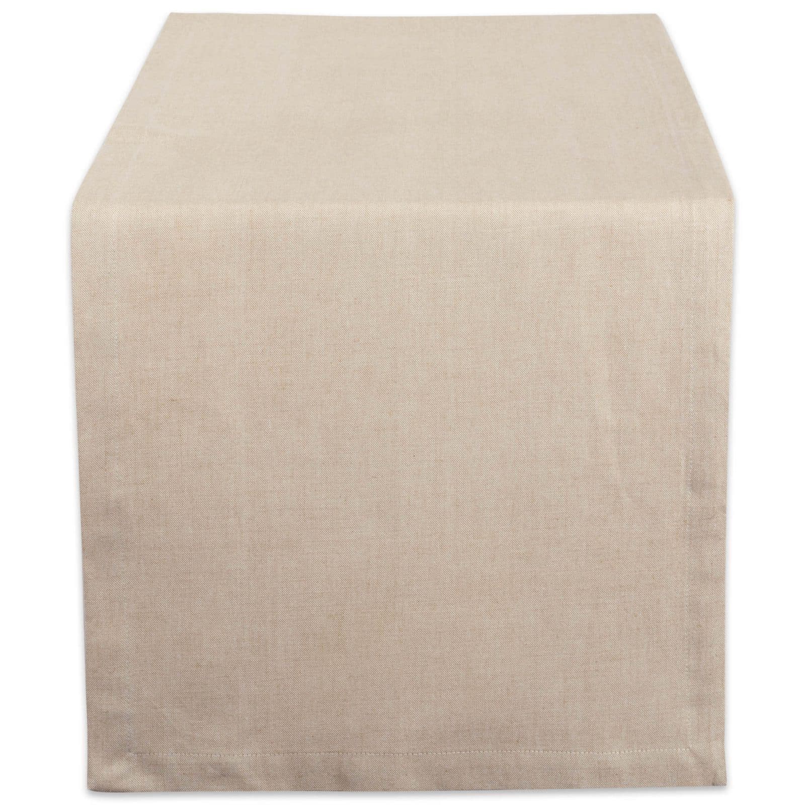 DII® 72" Natural Solid Chambray Table Runner