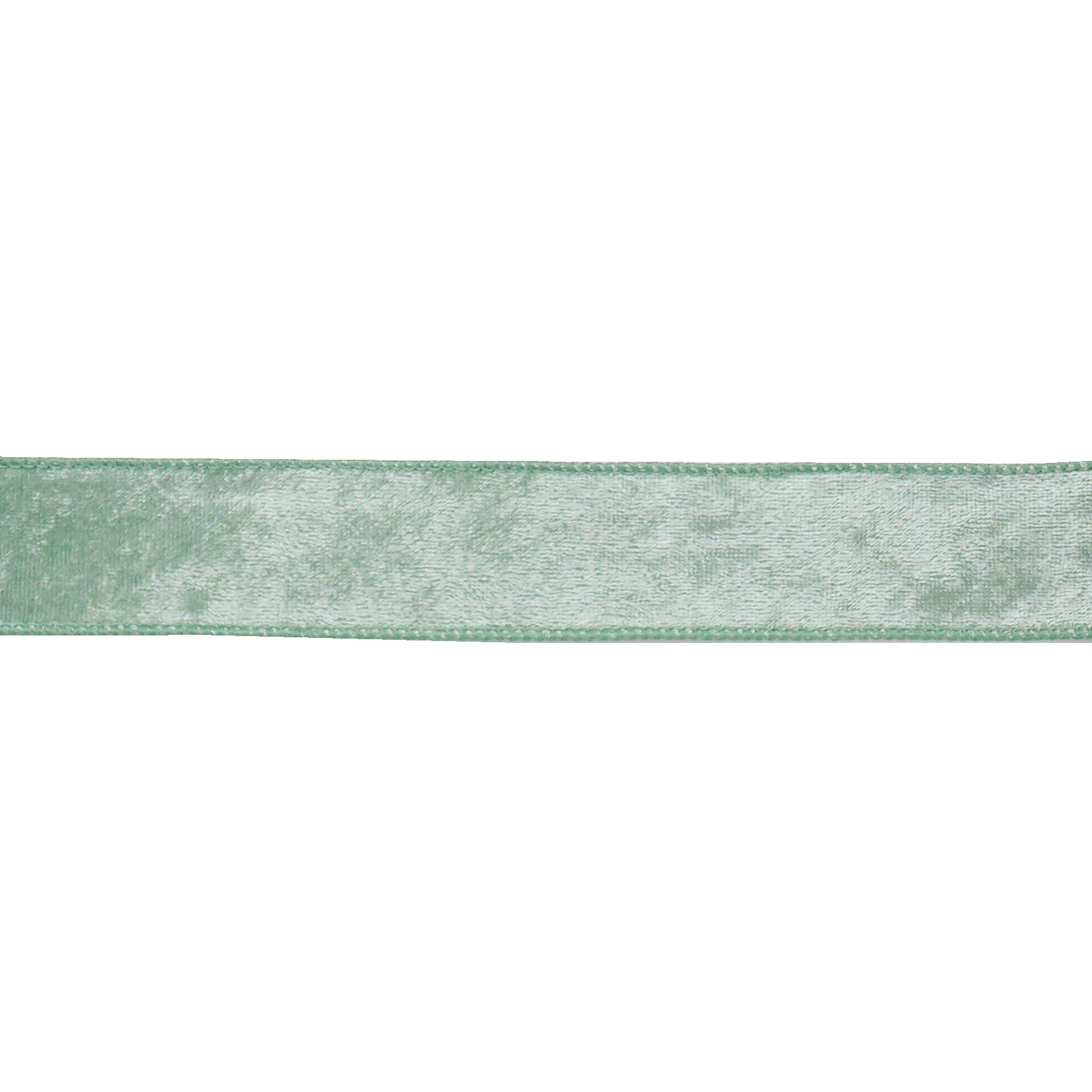 1.5&#x22; x 25ft. Sage Wired Velvet Ribbon by Celebrate It&#xAE;