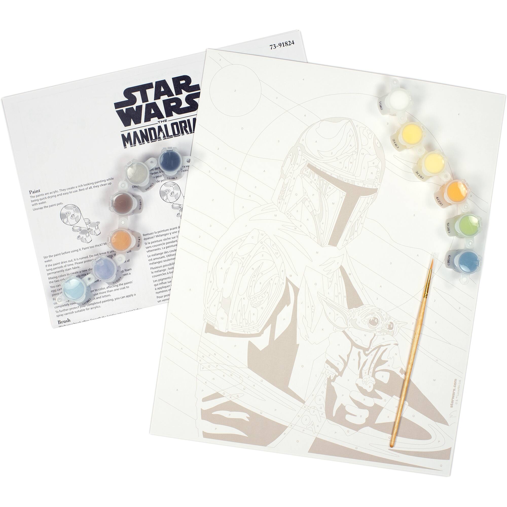 PaintWorks&#x2122; Mandalorian Paint by Number Kit