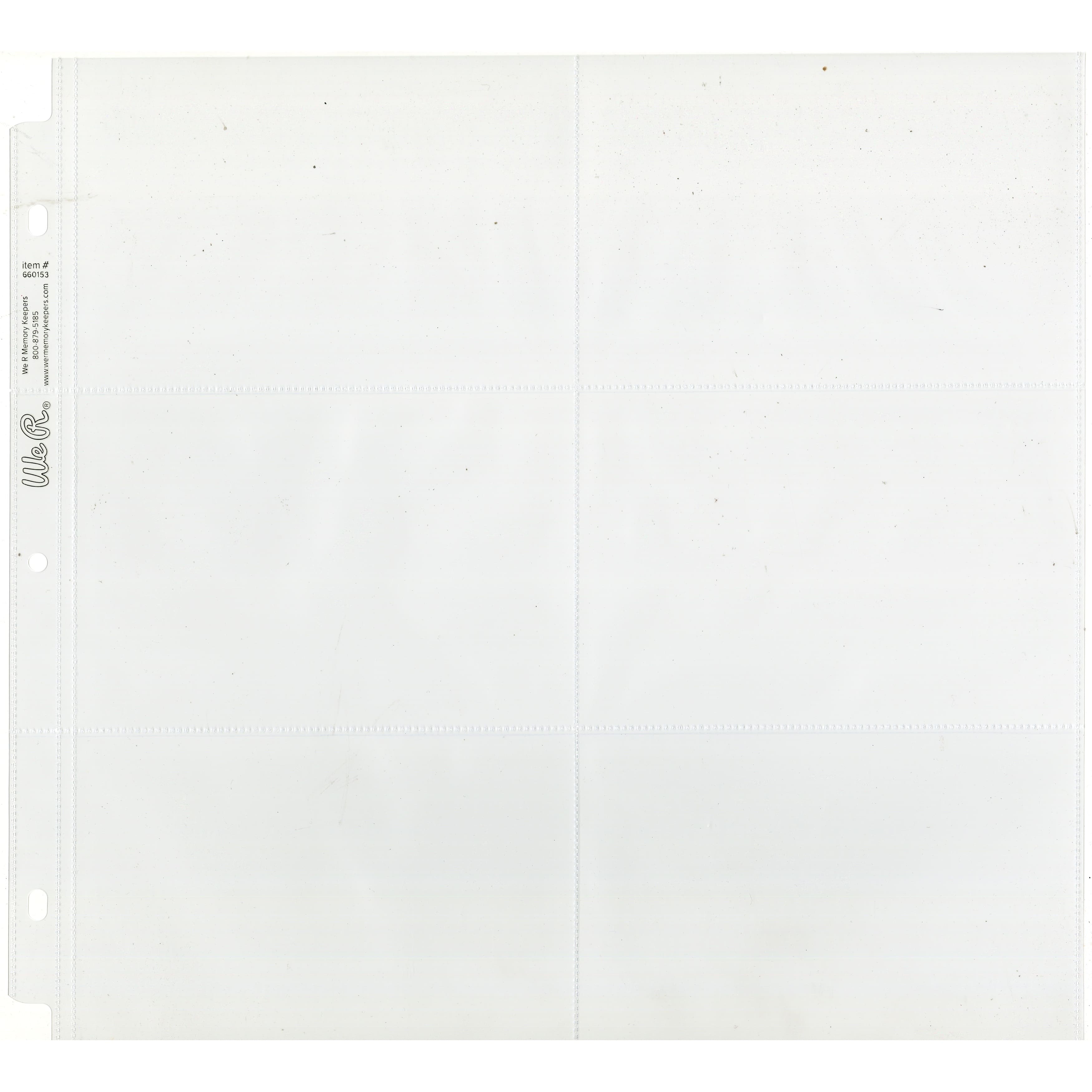 We R Memory Keepers® 12 x 12 Post Photo Sleeves with 4 x 6 Pockets,  10ct., Michaels