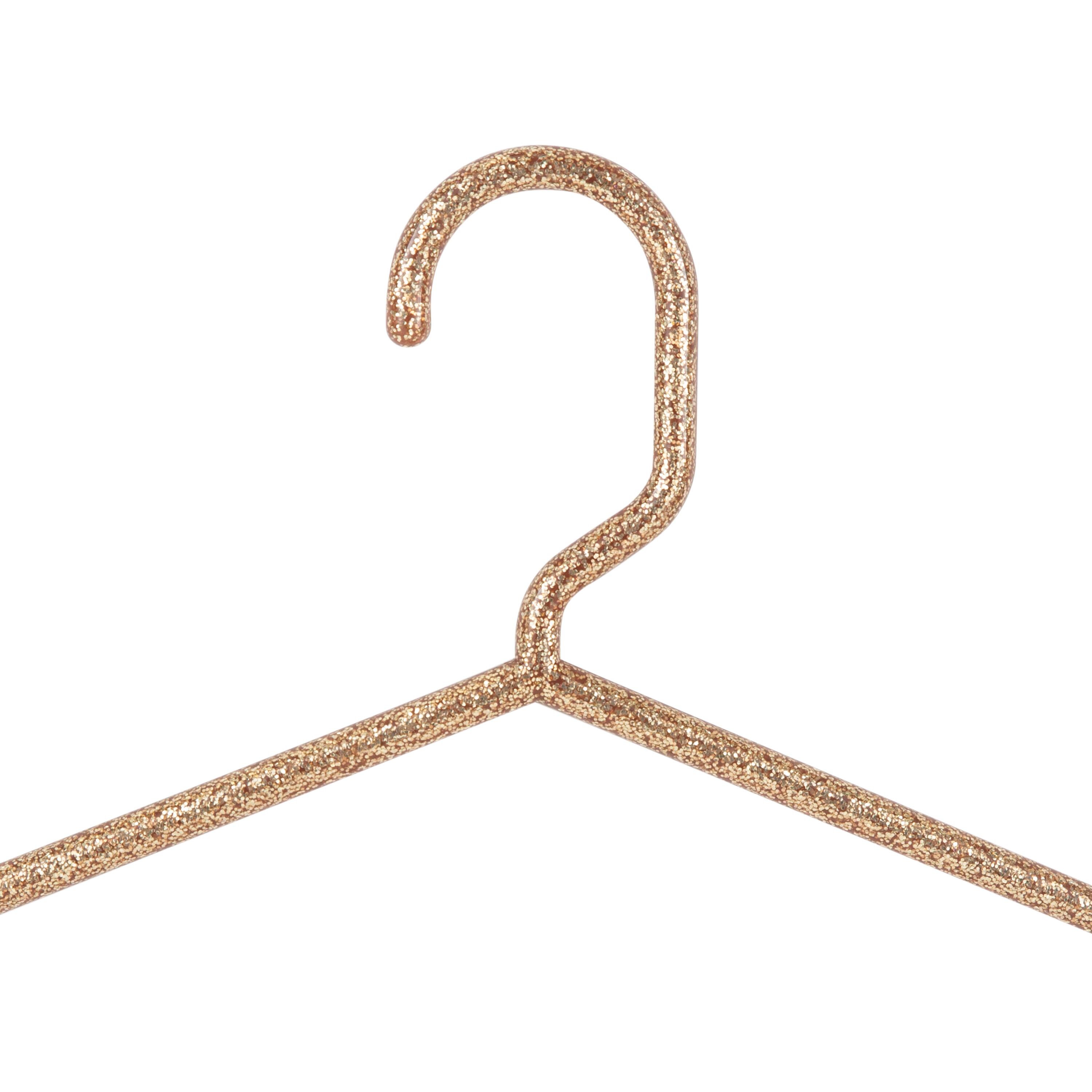 Simplify Gold Granite Look Design Hangers, 10ct.