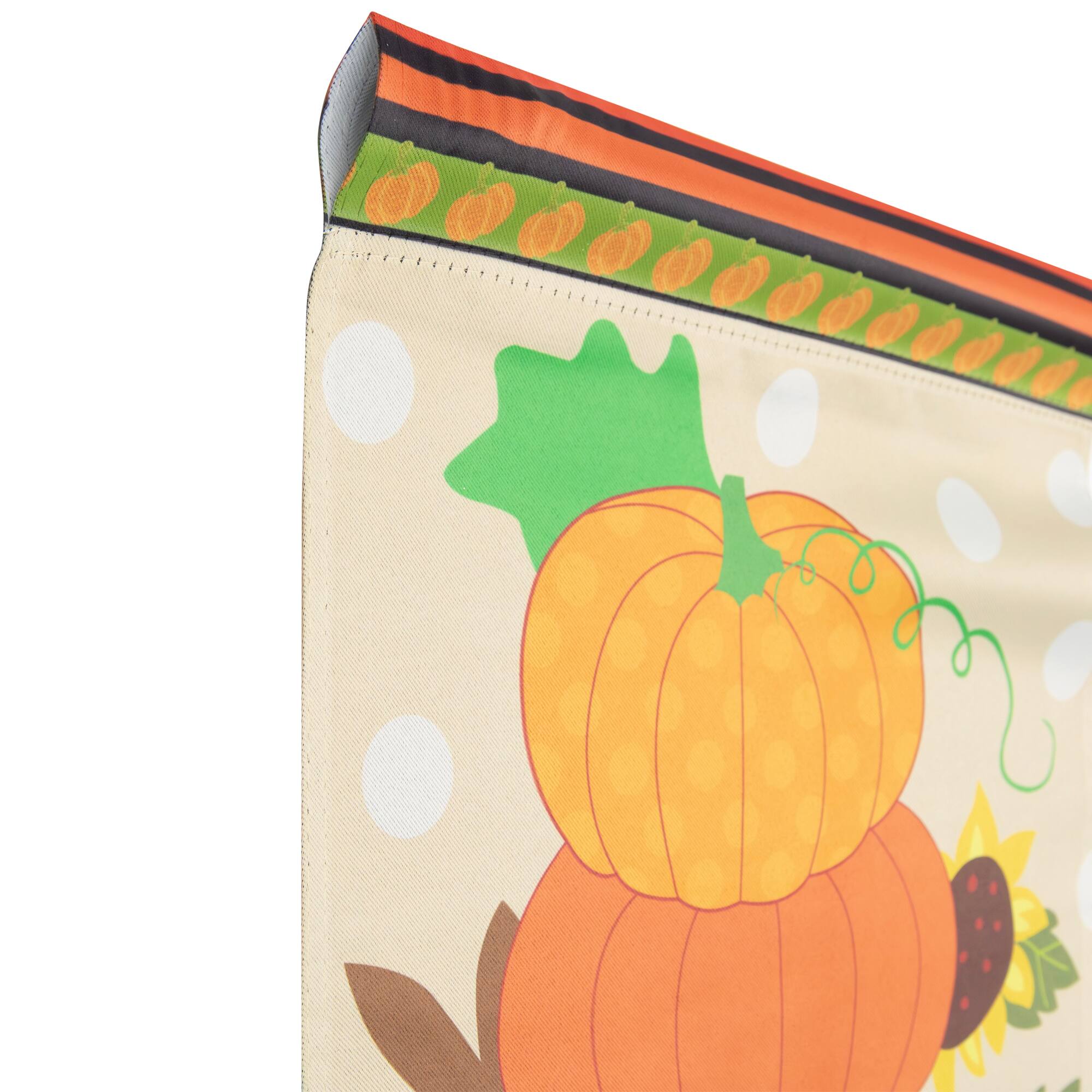 12.5" x 18" Pumpkins & Sunflowers Autumn Garden Flag