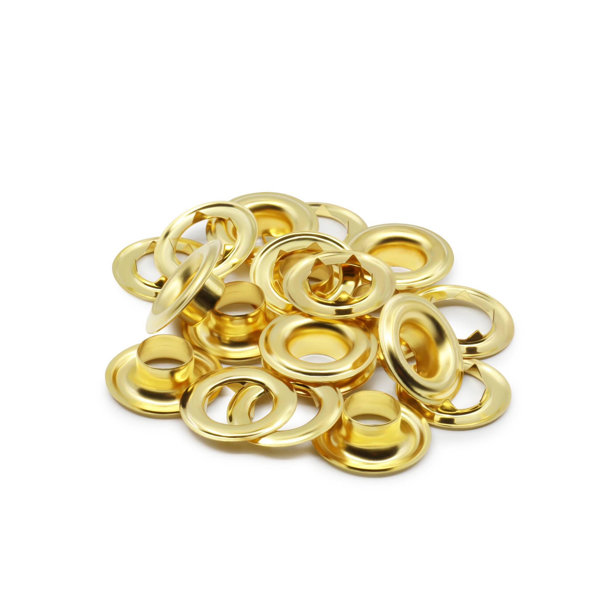 Dritz&#xAE; 7/16&#x27;&#x27; Brass Extra-Large Eyelets, 10 Sets