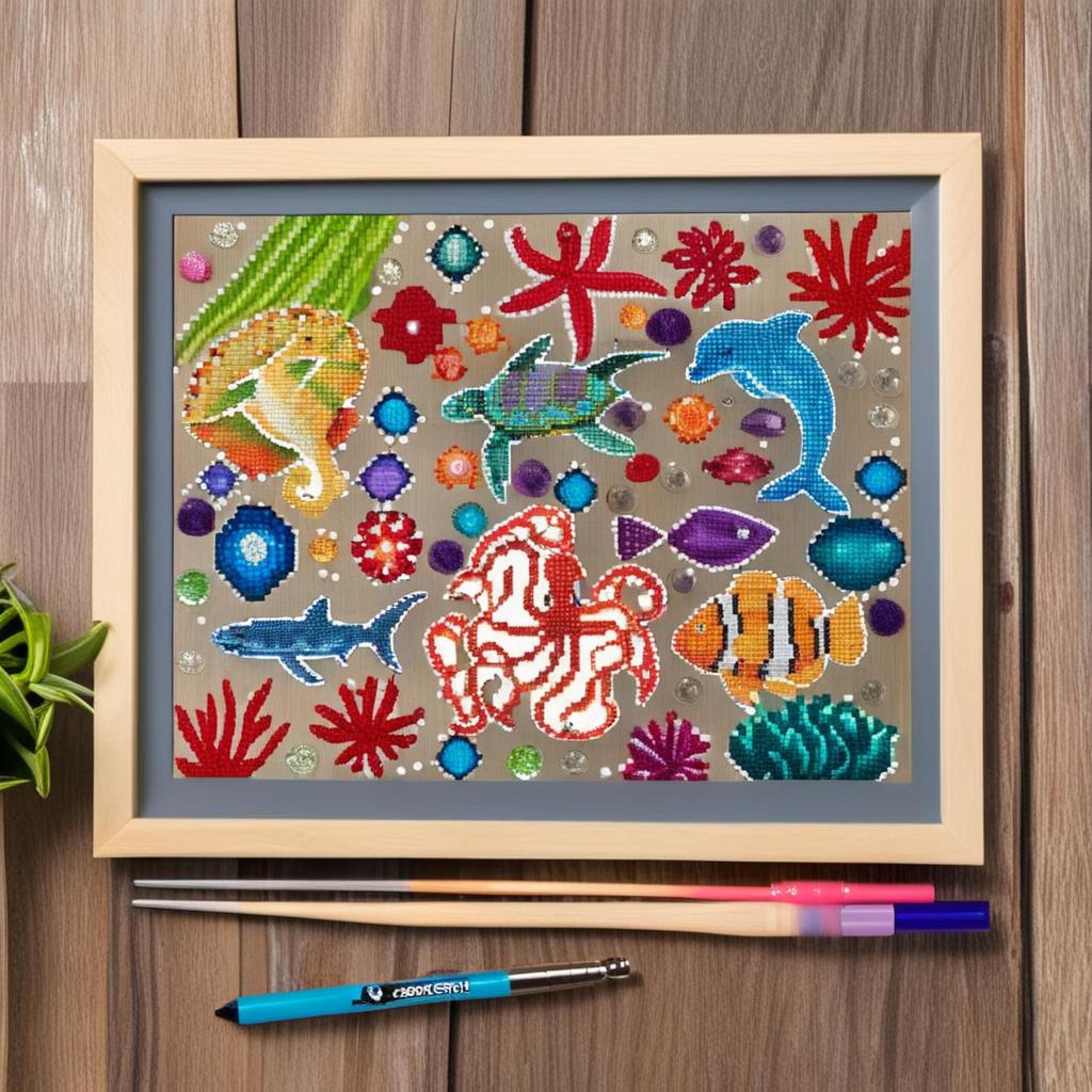 Sea Life Diamond Art Kit by Make Market&#xAE;