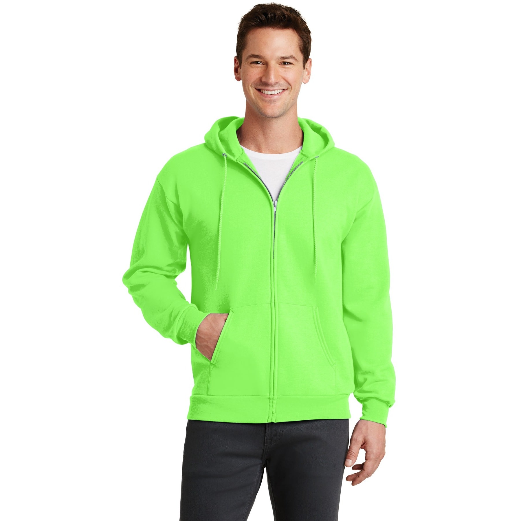 Port & Company® Core Fleece Full-Zip Hooded Sweatshirt