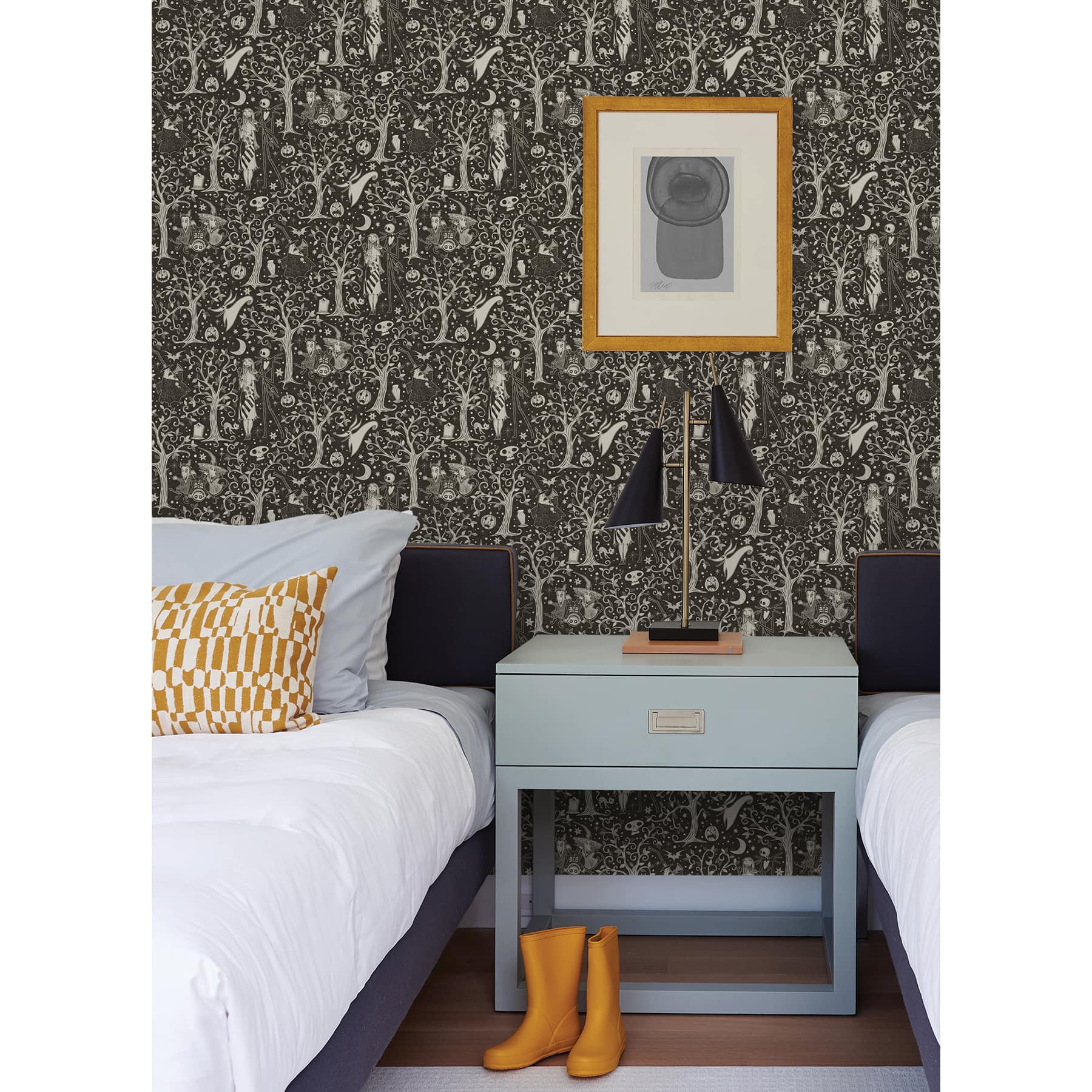 RoomMates Disney&#xAE; Tim Burton&#x27;s The Nightmare Before Christmas Forest Peel &#x26; Stick Wallpaper