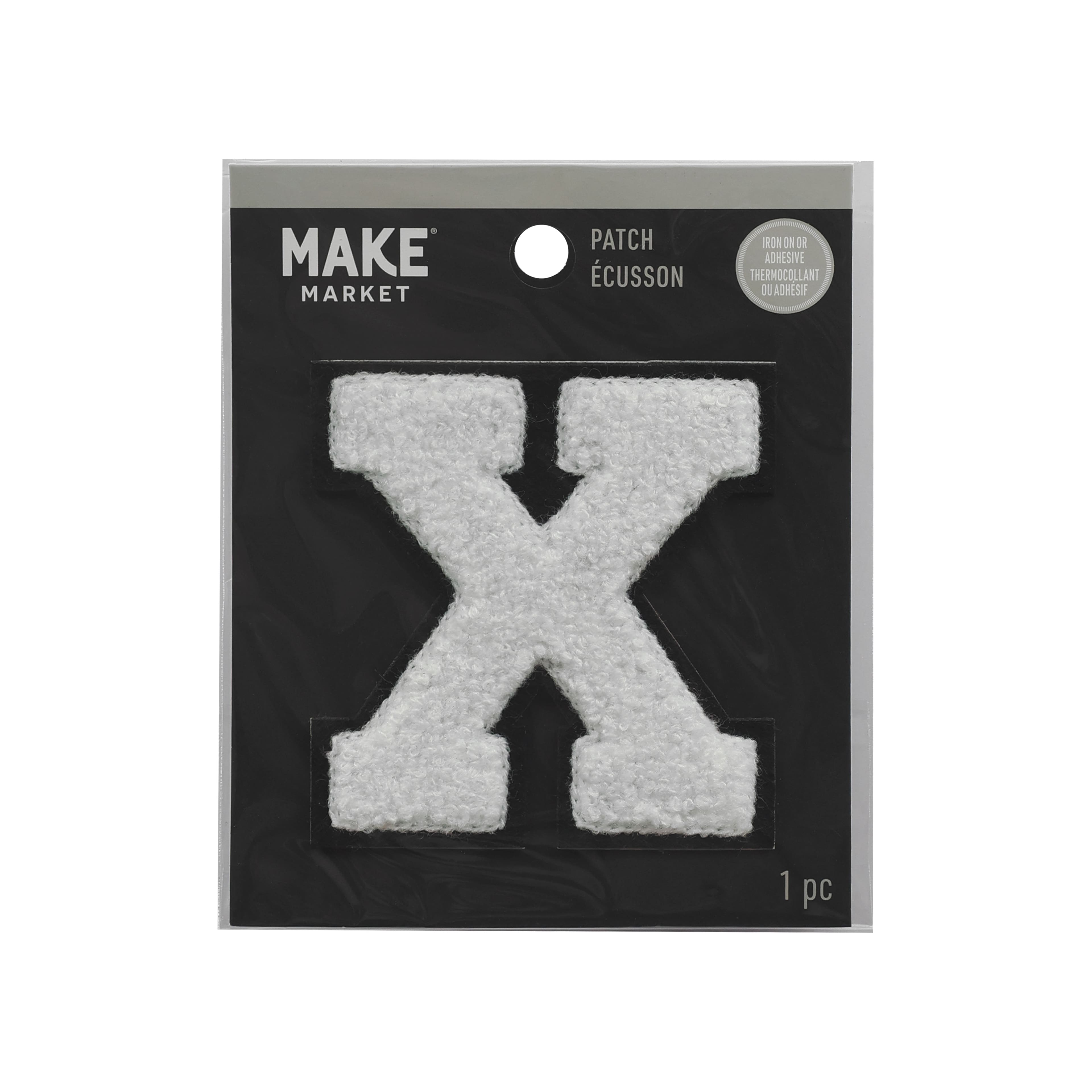 3&#x22; Chenille Letter Iron On Patch by Make Market&#xAE;