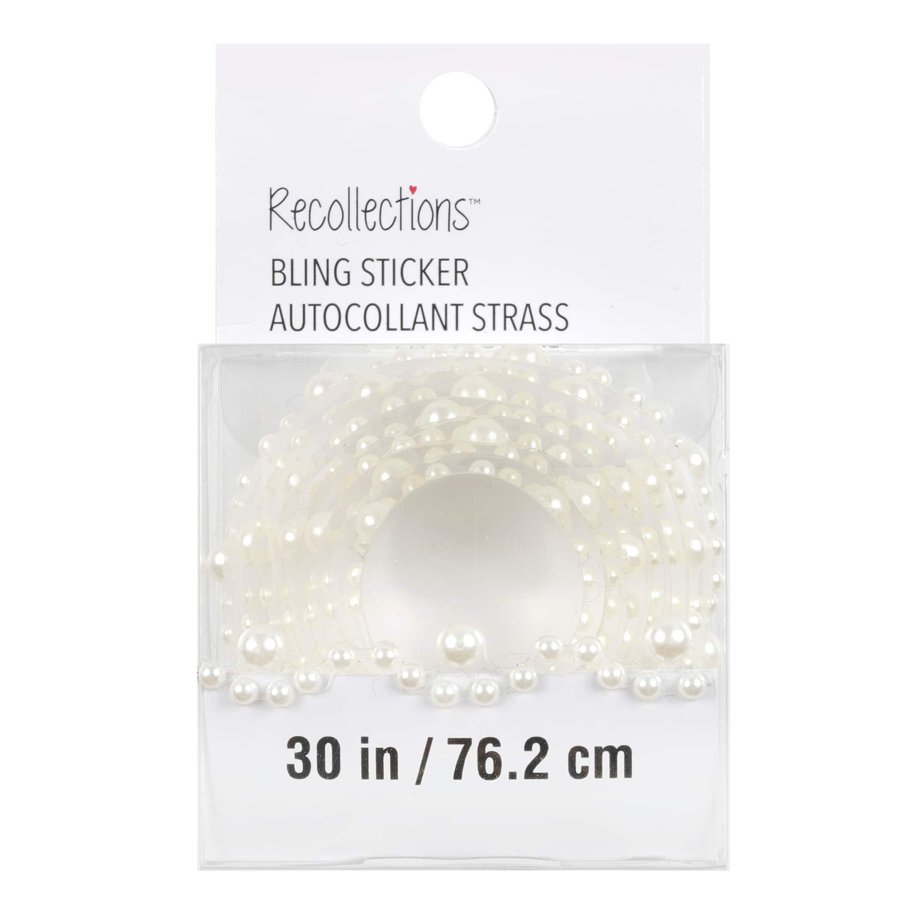 12 Pack: Pearl Eyelet Adhesives by Recollections™ Bling on a Roll™