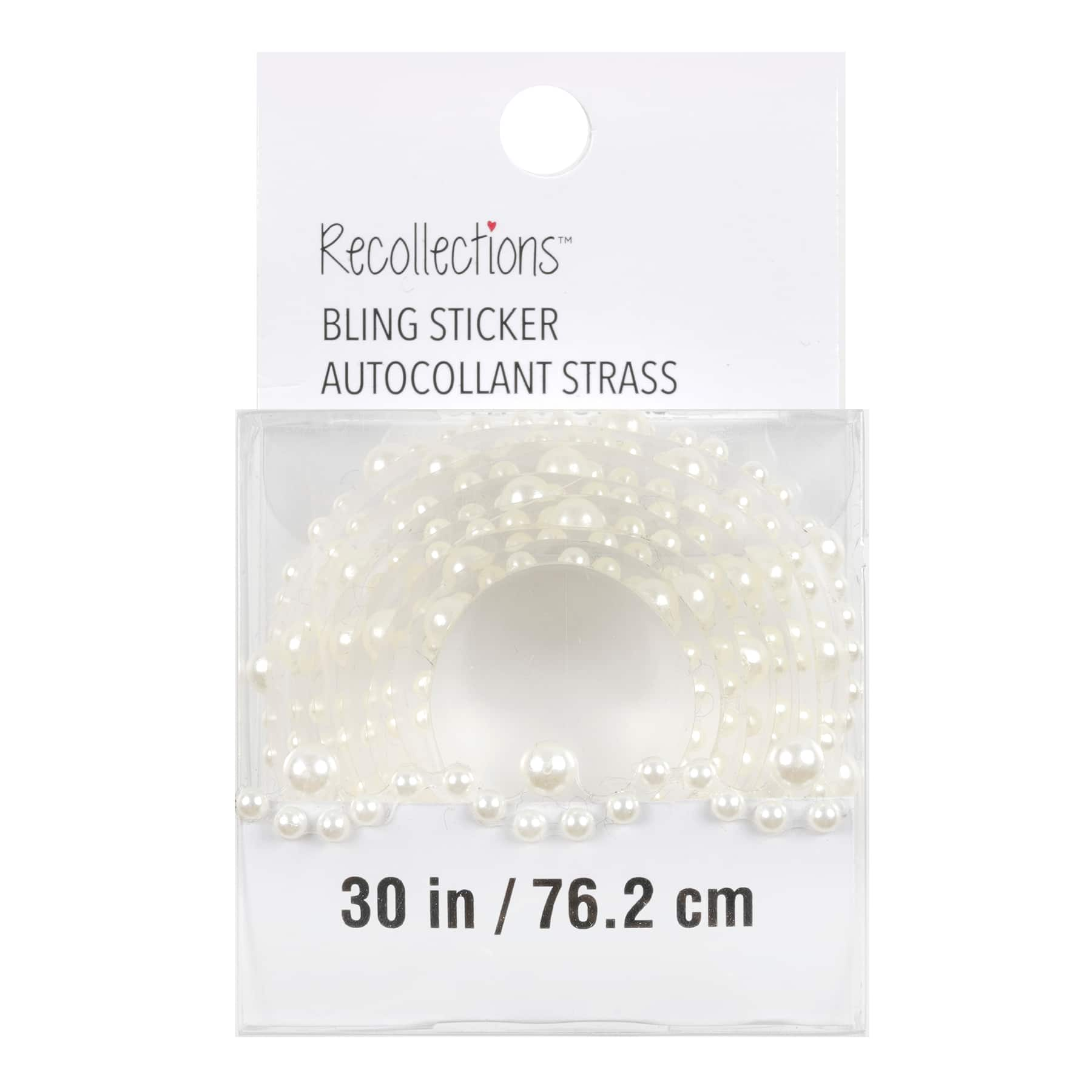 12 Pack: Pearl Eyelet Adhesives by Recollections&#x2122; Bling on a Roll&#x2122;