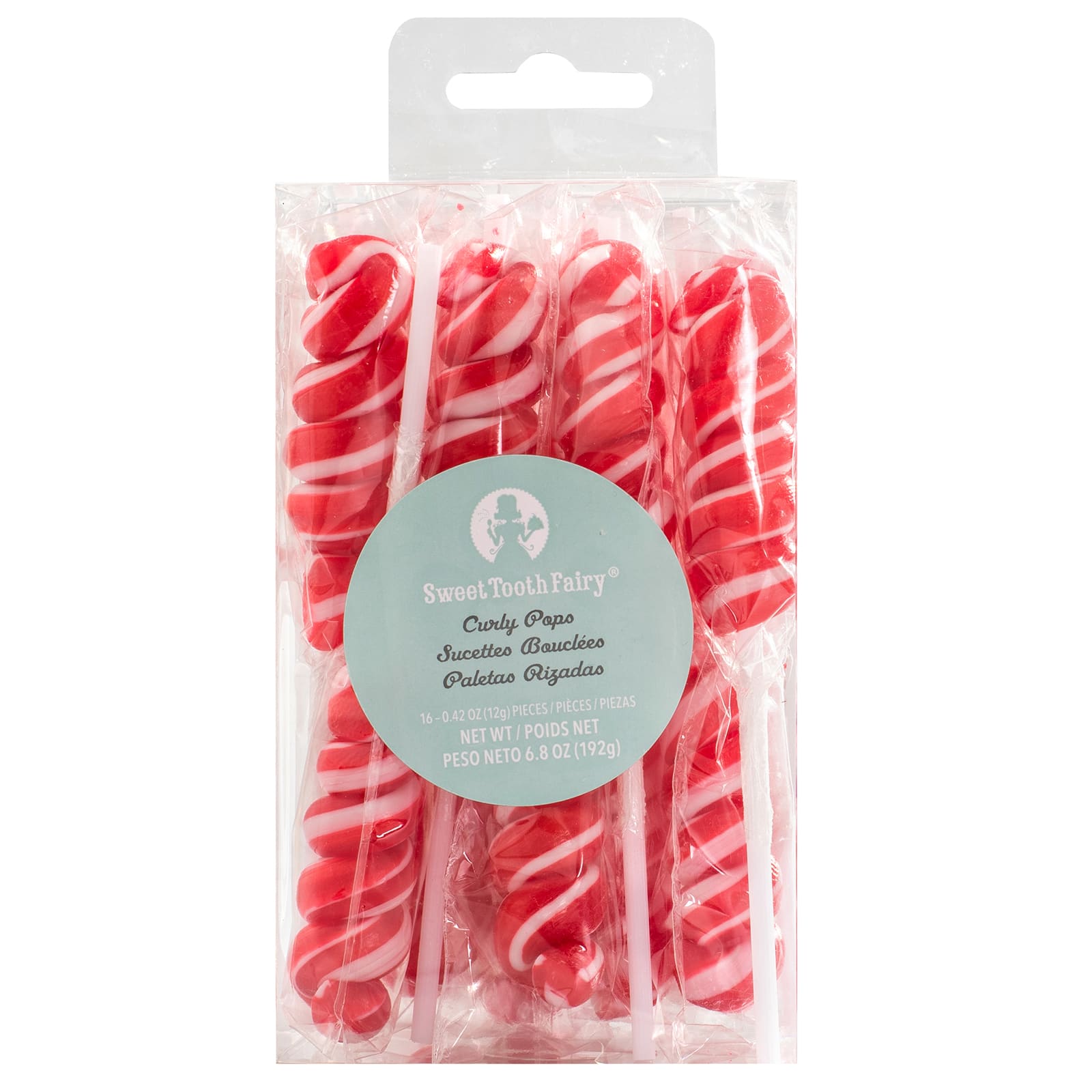 Buy The Sweet Tooth Fairy® Curly Pops Red At Michaels