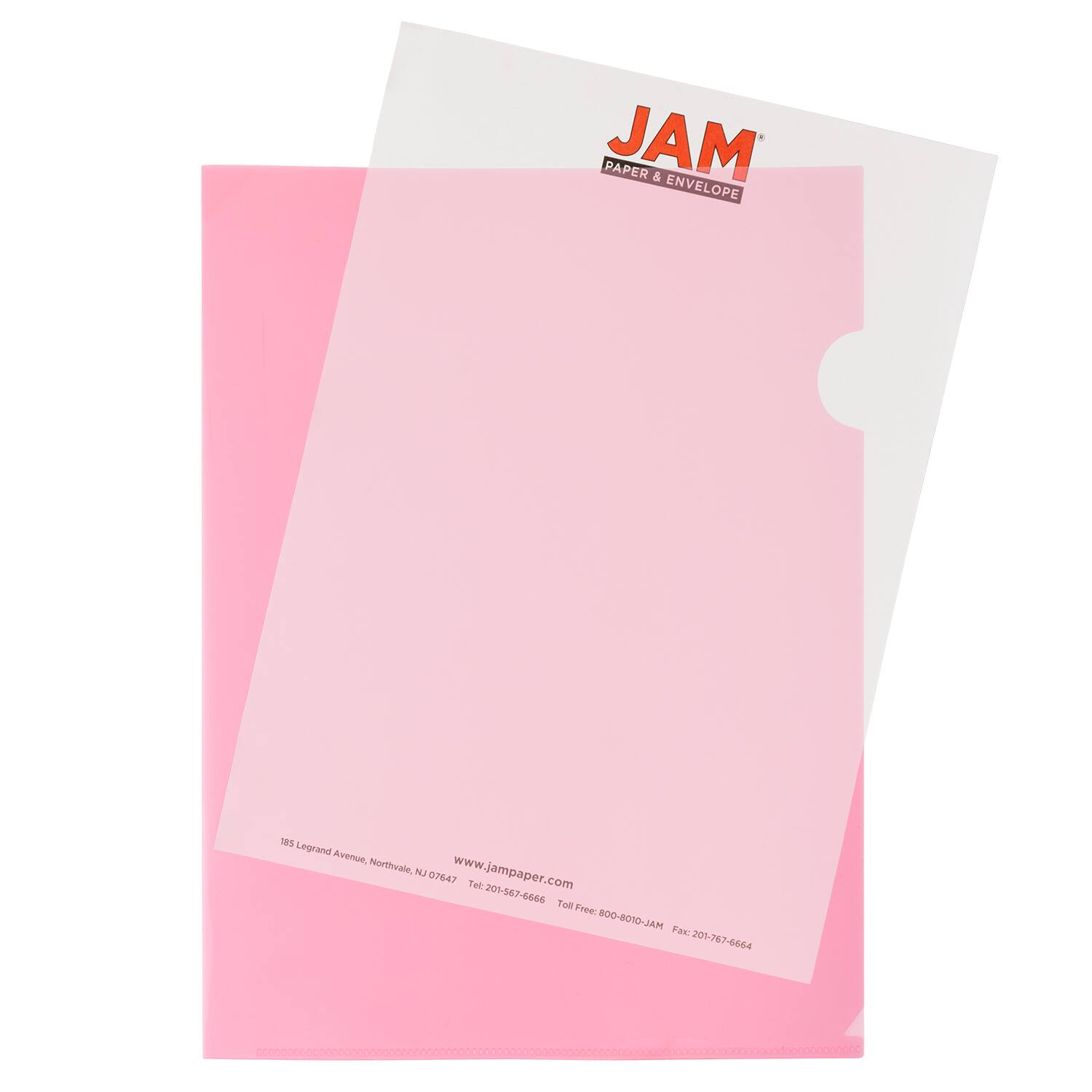 JAM Paper 9" x 11.5" Plastic Sleeve Page Protectors, 12ct.
