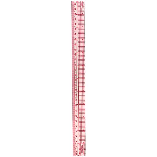 Westcott® C-Thru Graph Beveled Edge Ruler, 12