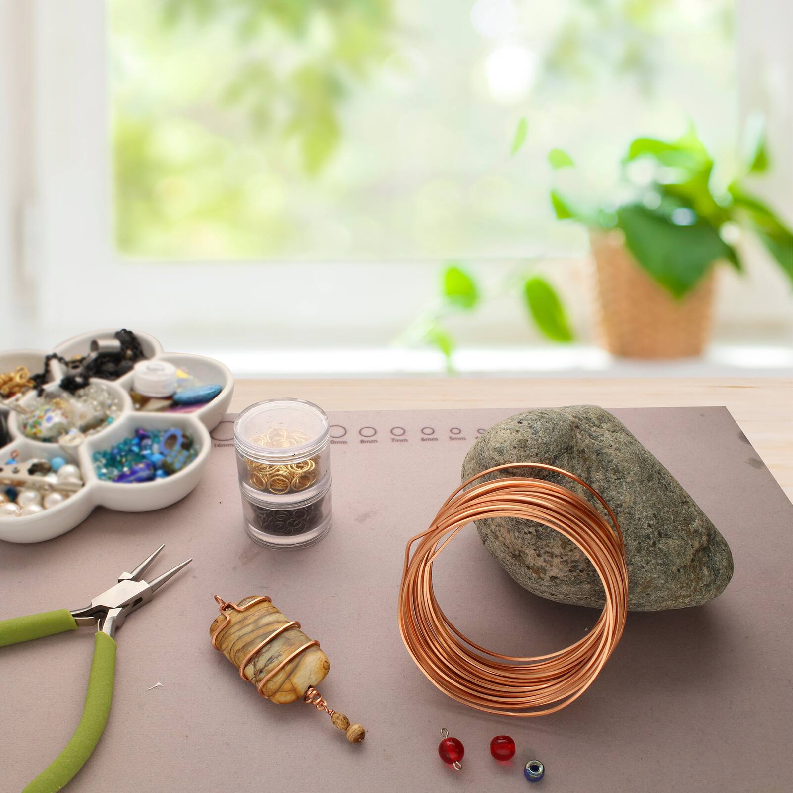 The Beadsmith® Wire Elements™ 18 Gauge Tarnish Resistant Square Soft Temper Wire, 7yd.