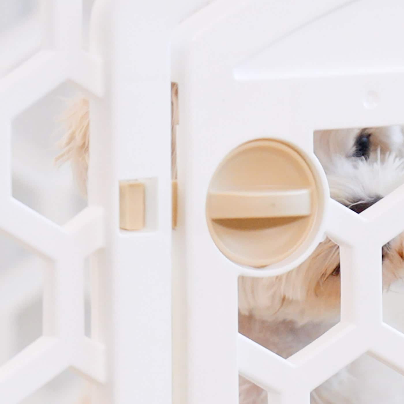 Iris&#xAE; 6-White Panel Pet Playpen