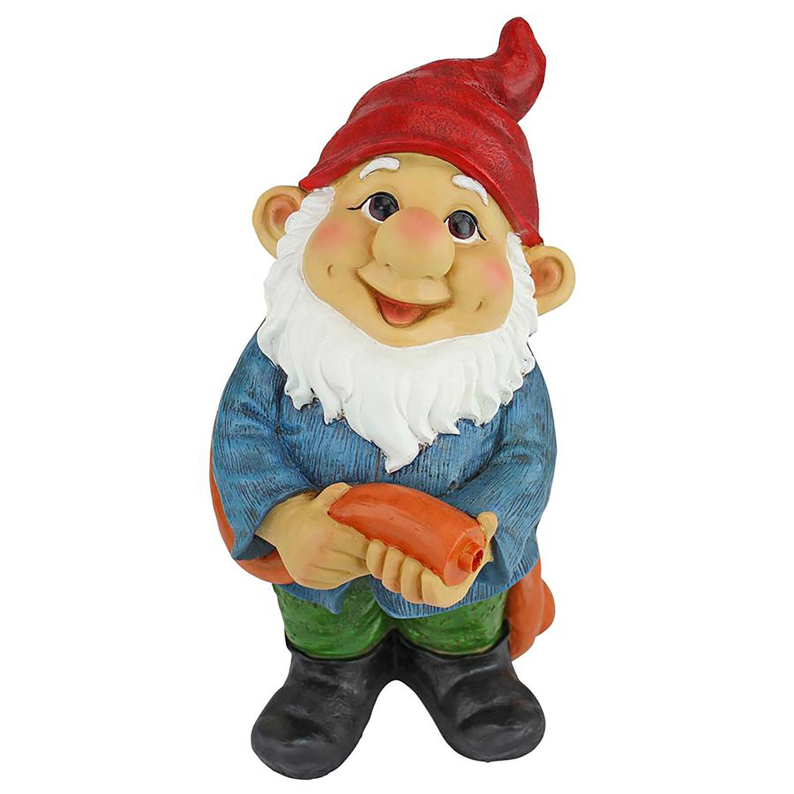 Design Toscano Hose It Off Harry Gnome Spitter Piped Statue