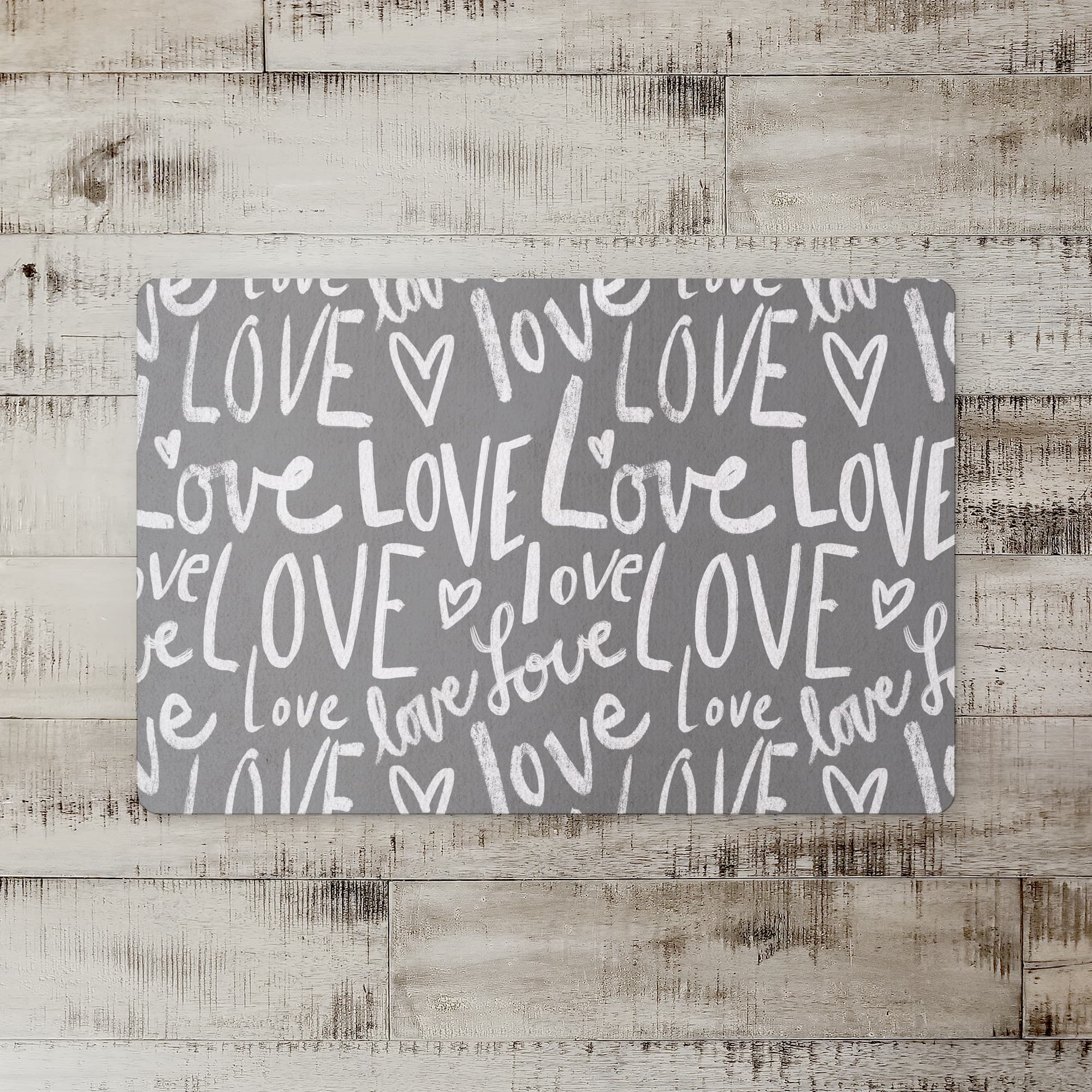 Love Typography 27" x 18" Floor Mat