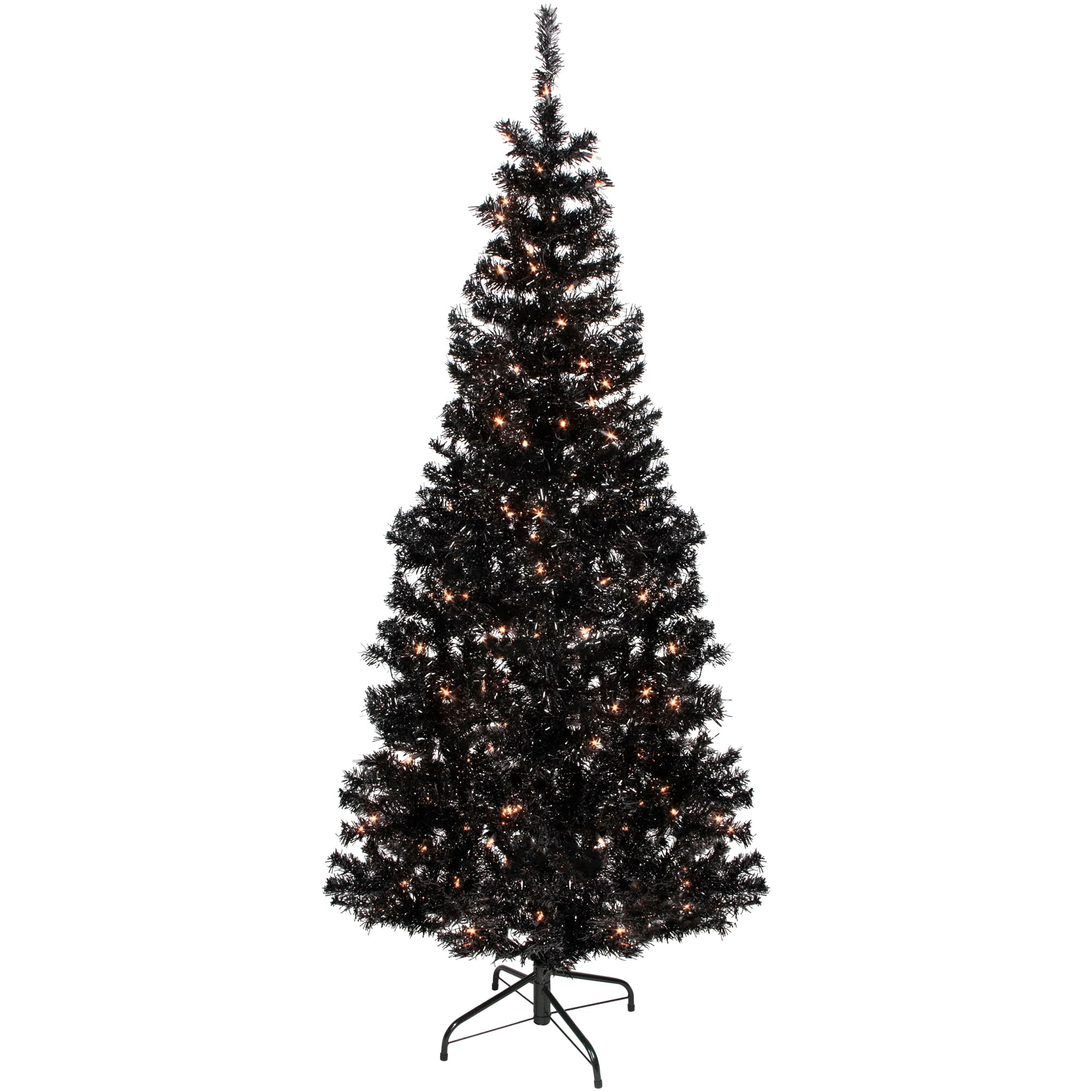 6ft. Pre-Lit Tinsel Artificial Christmas Tree