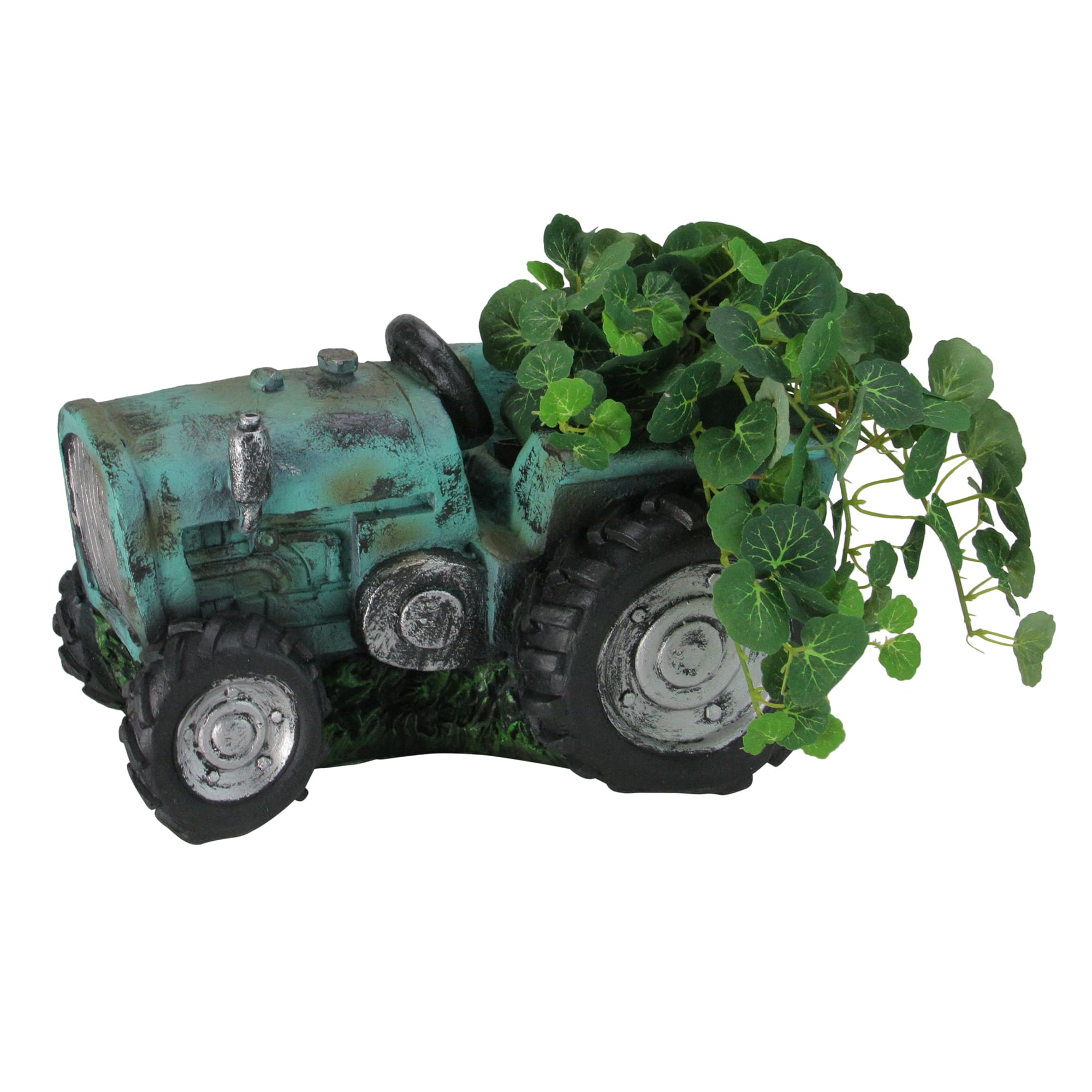 12.25&#x22; Distressed Tractor Patio Planter