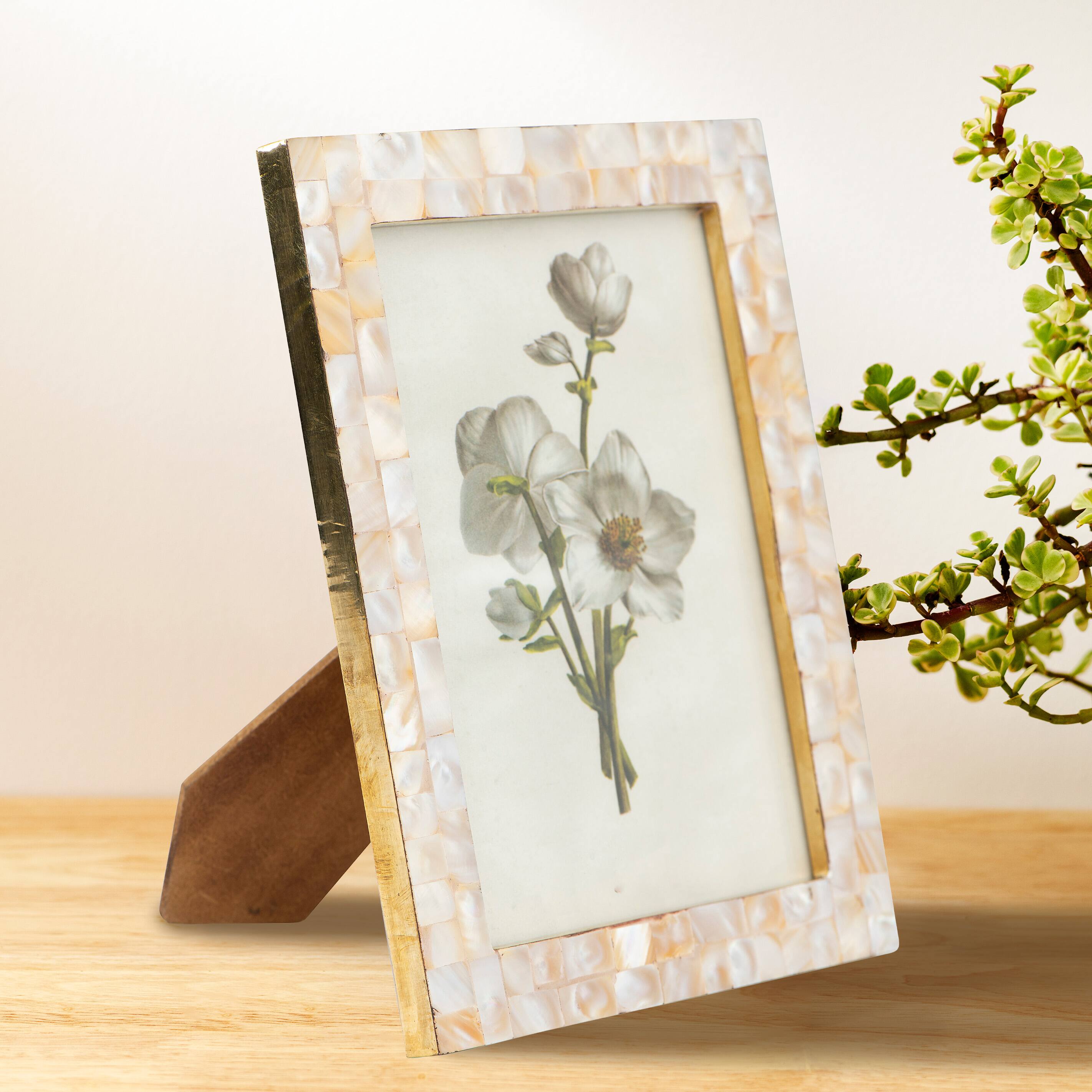 Hello Honey® Mother of Pearl 5" x 7" Photo Frame