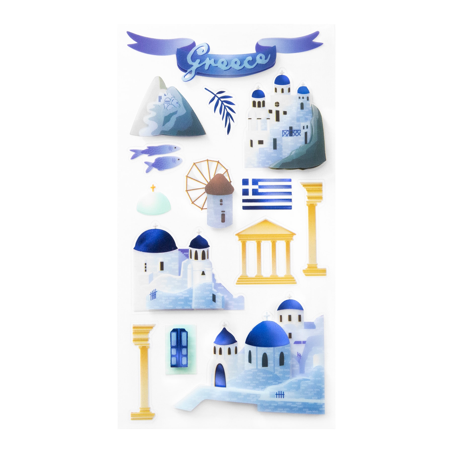 Greece Dimensional Stickers by Recollections™